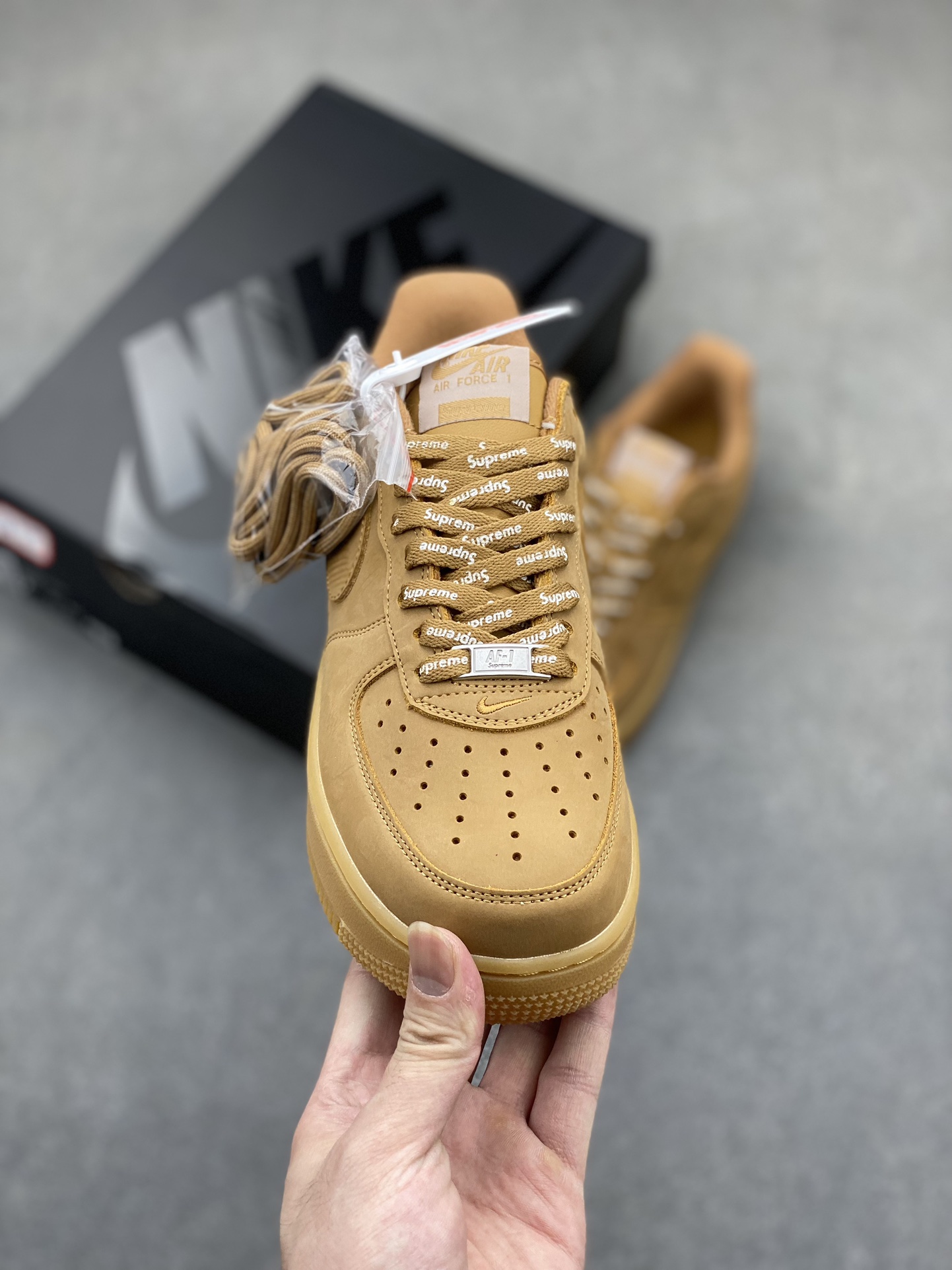 Nike Air Force 1 Low Supreme Wheat, Men's Athletic and Fashion Sneakers 3 i1718564895 959 1
