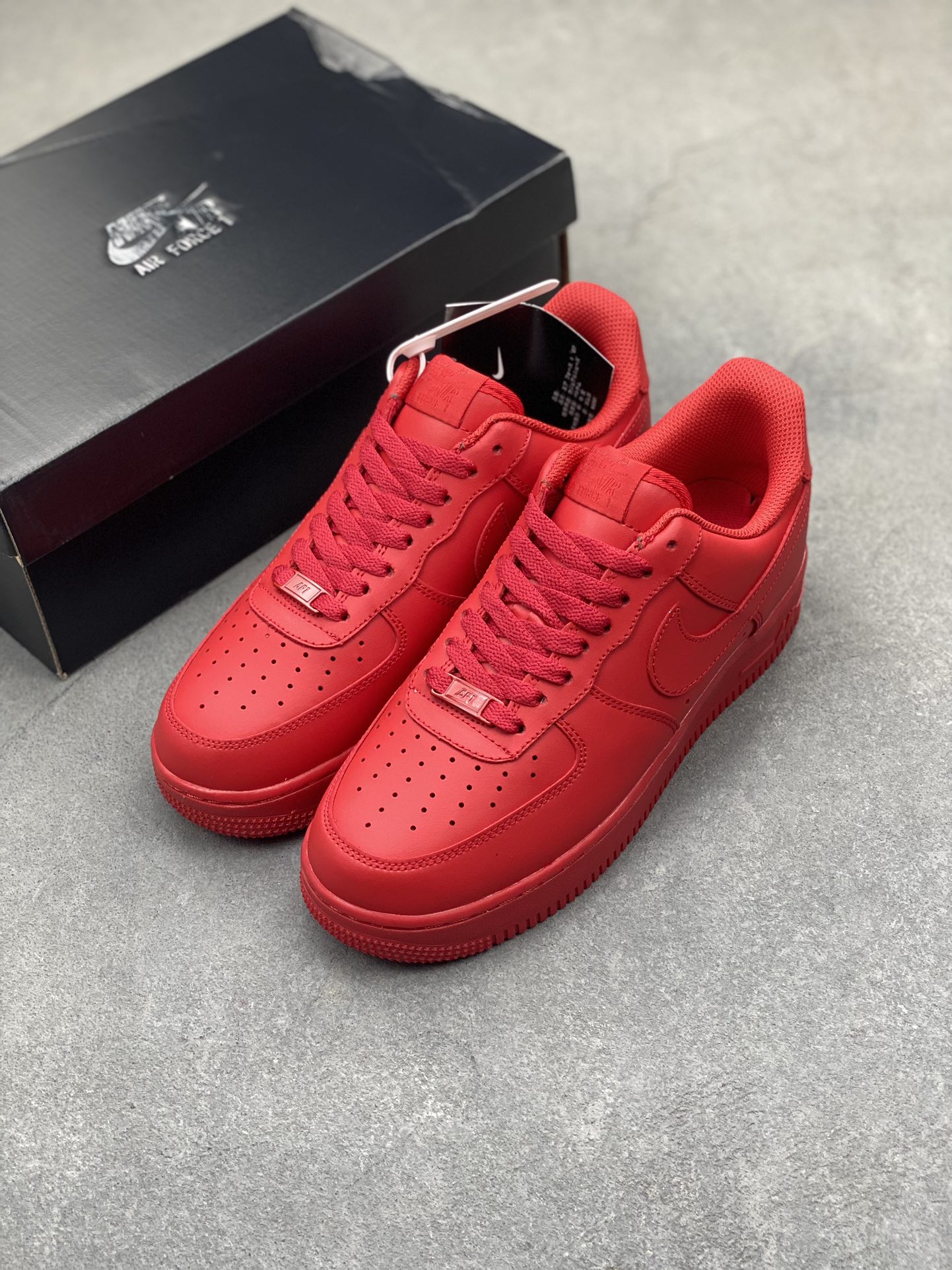 Nike Air Force 1 '07 LX Red Low-Top Sneakers (CW6999-600) - All Sizes Available 9 i1718565120 9126 2