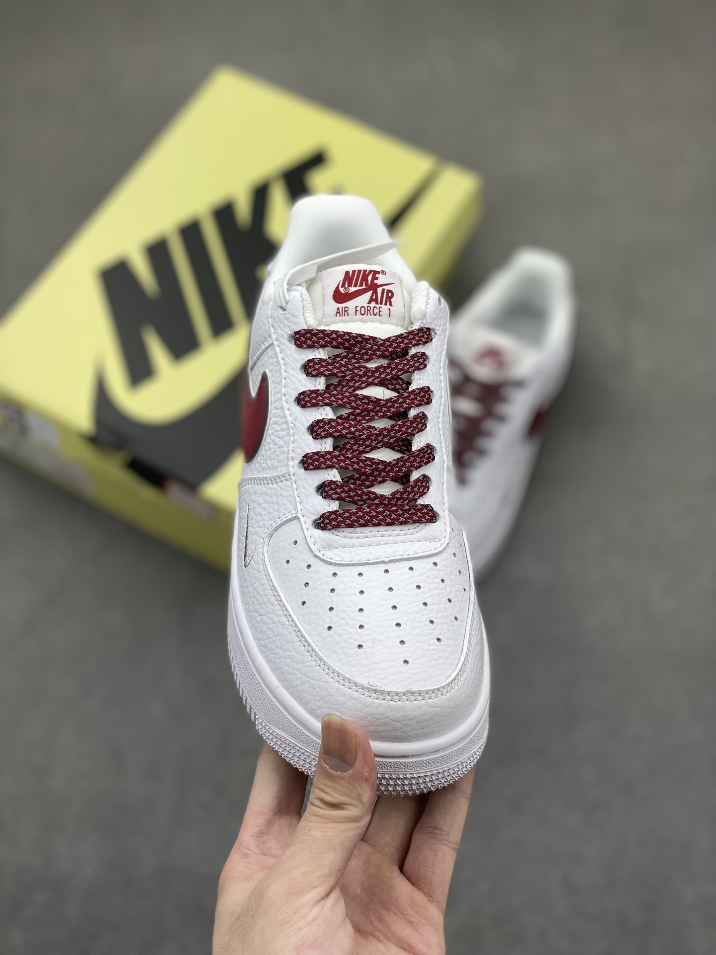 Nike Air Force 1 '07 Low White/Red Casual Sneakers CW2288-111 3 i1718651808 1810 1