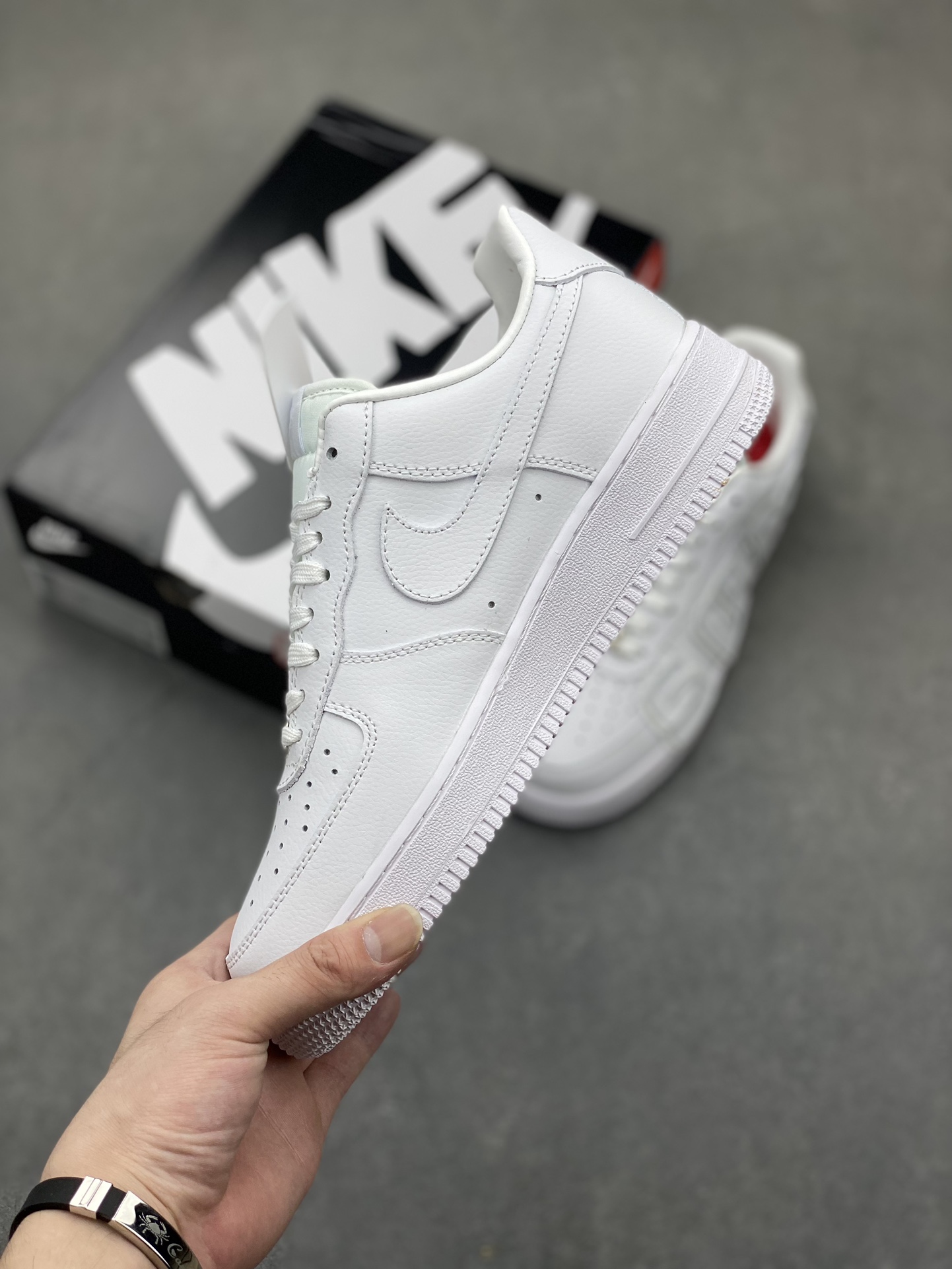 Nike Air Force 1 '07 Low 3M Reflective Casual Sneakers (DD7050-100) 4 i1718652783 7628 0