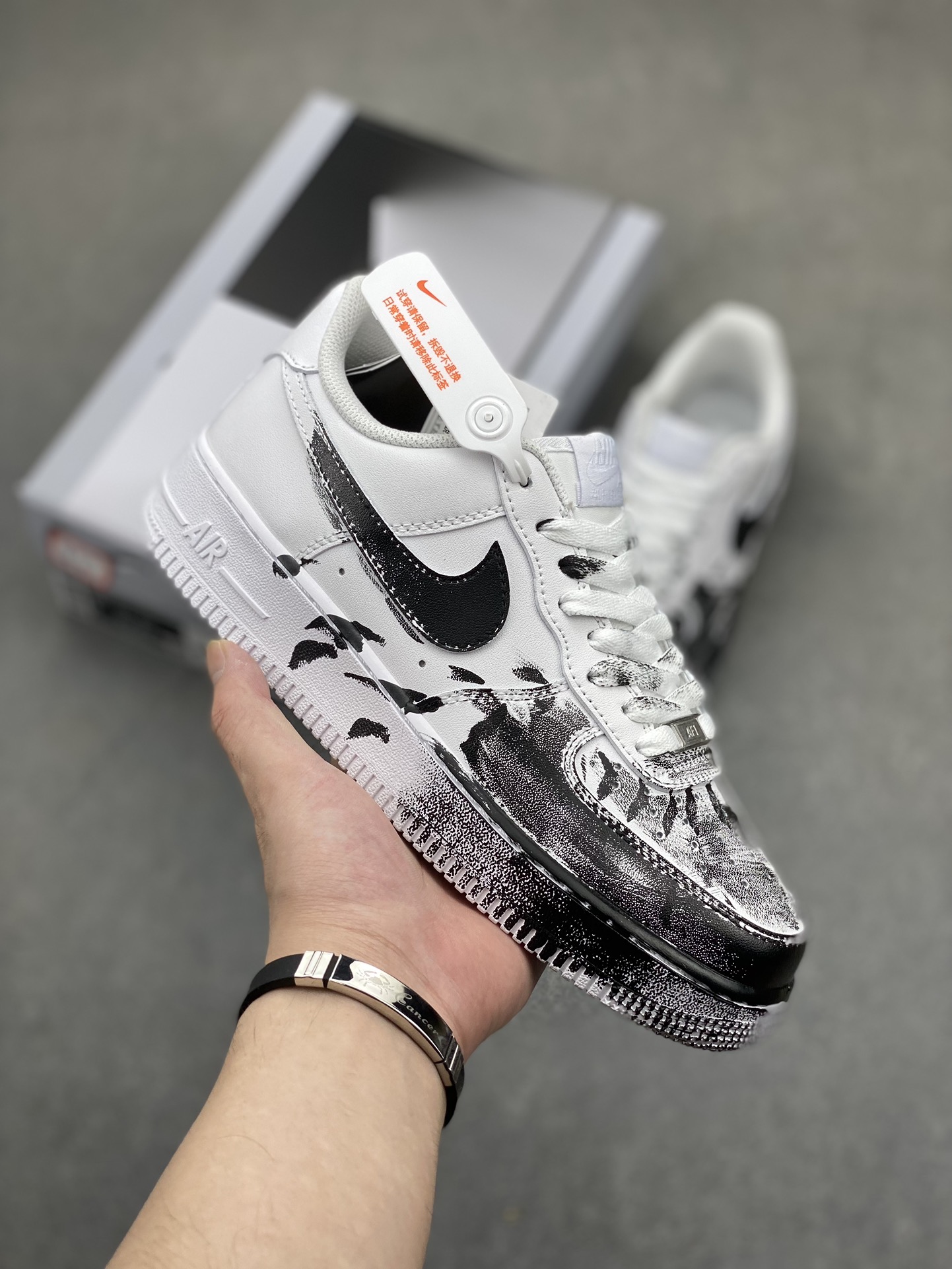 Nike Air Force 1 '07 Custom "Industrial Site" Sneakers - Graffiti Design 2 i1718735447 5229 4
