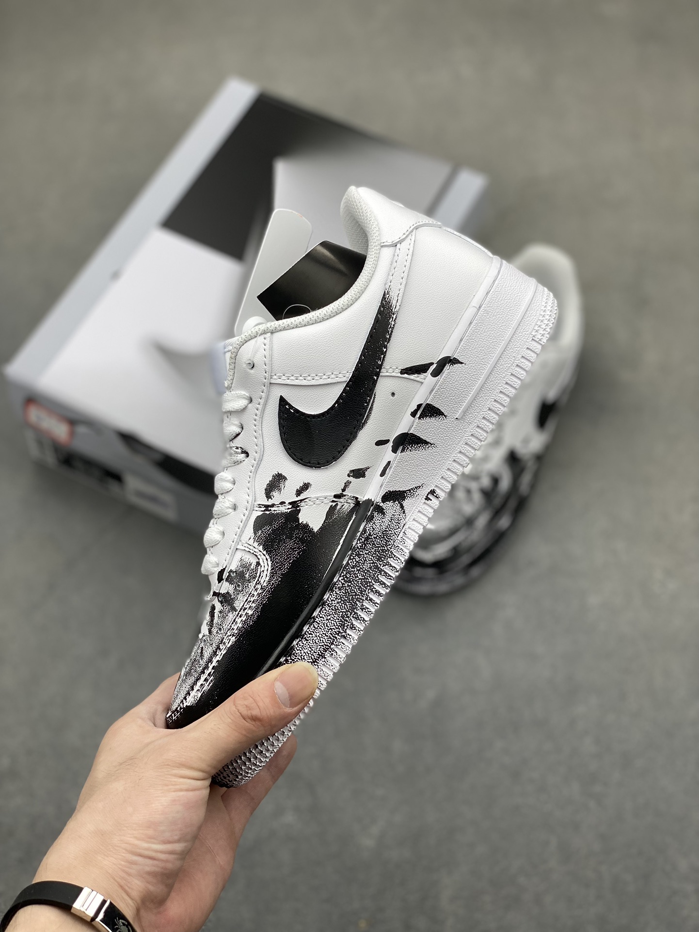 Nike Air Force 1 '07 Custom "Industrial Site" Sneakers - Graffiti Design 4 i1718735447 6102 2