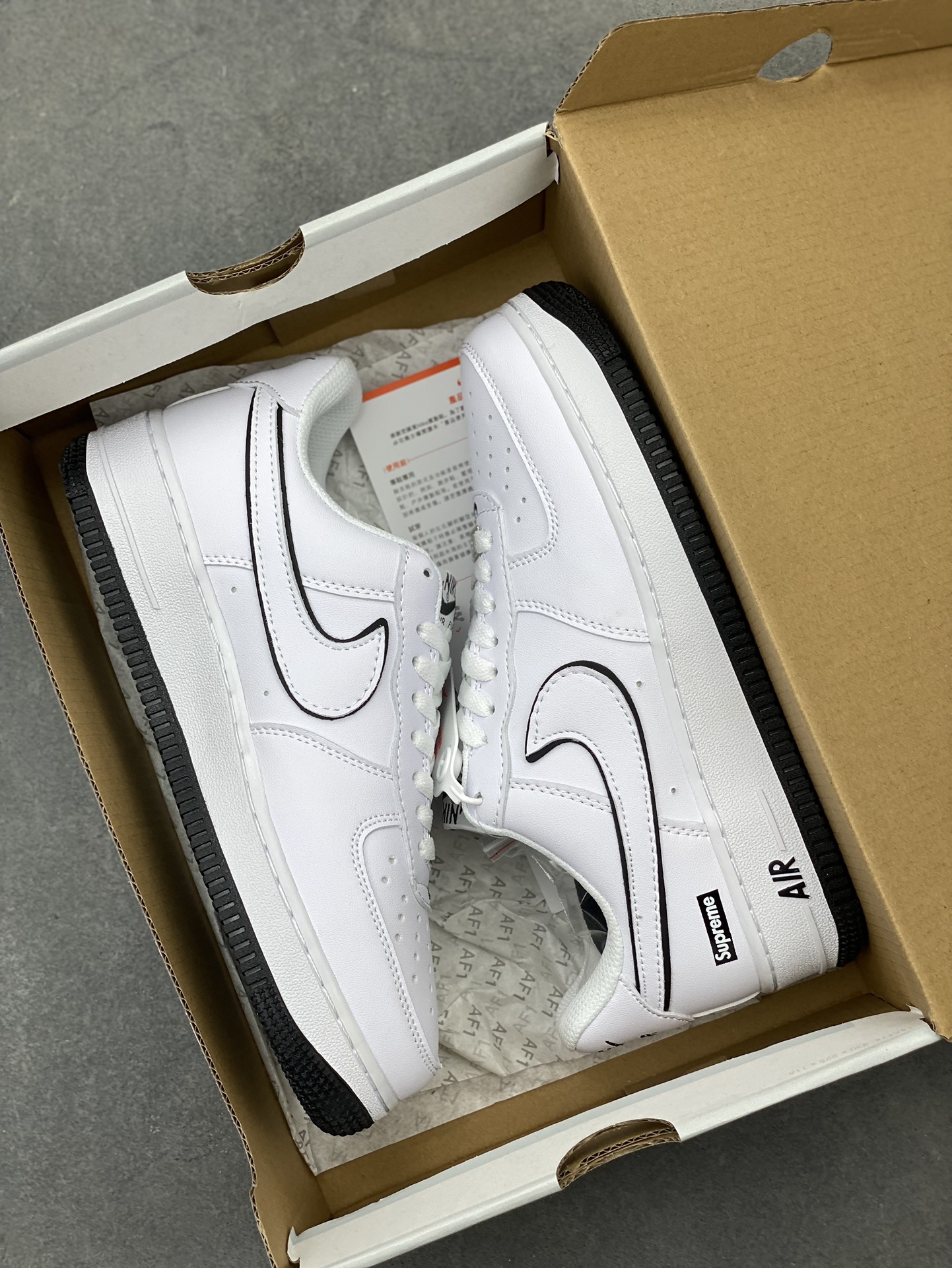 Nike Air Force 1 '07 White/Black Men's Sneakers DV0788-103 10 i1718736303 3029 0