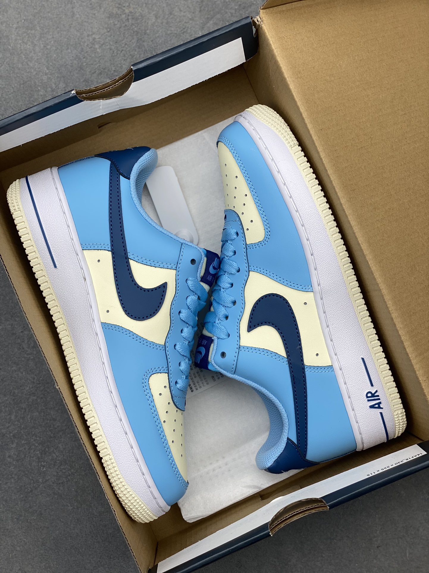 Nike Air Force 1 Low Light Blue/Yellow Athletic and Casual Shoes HF4837-407 10 i1718824521 5981 2