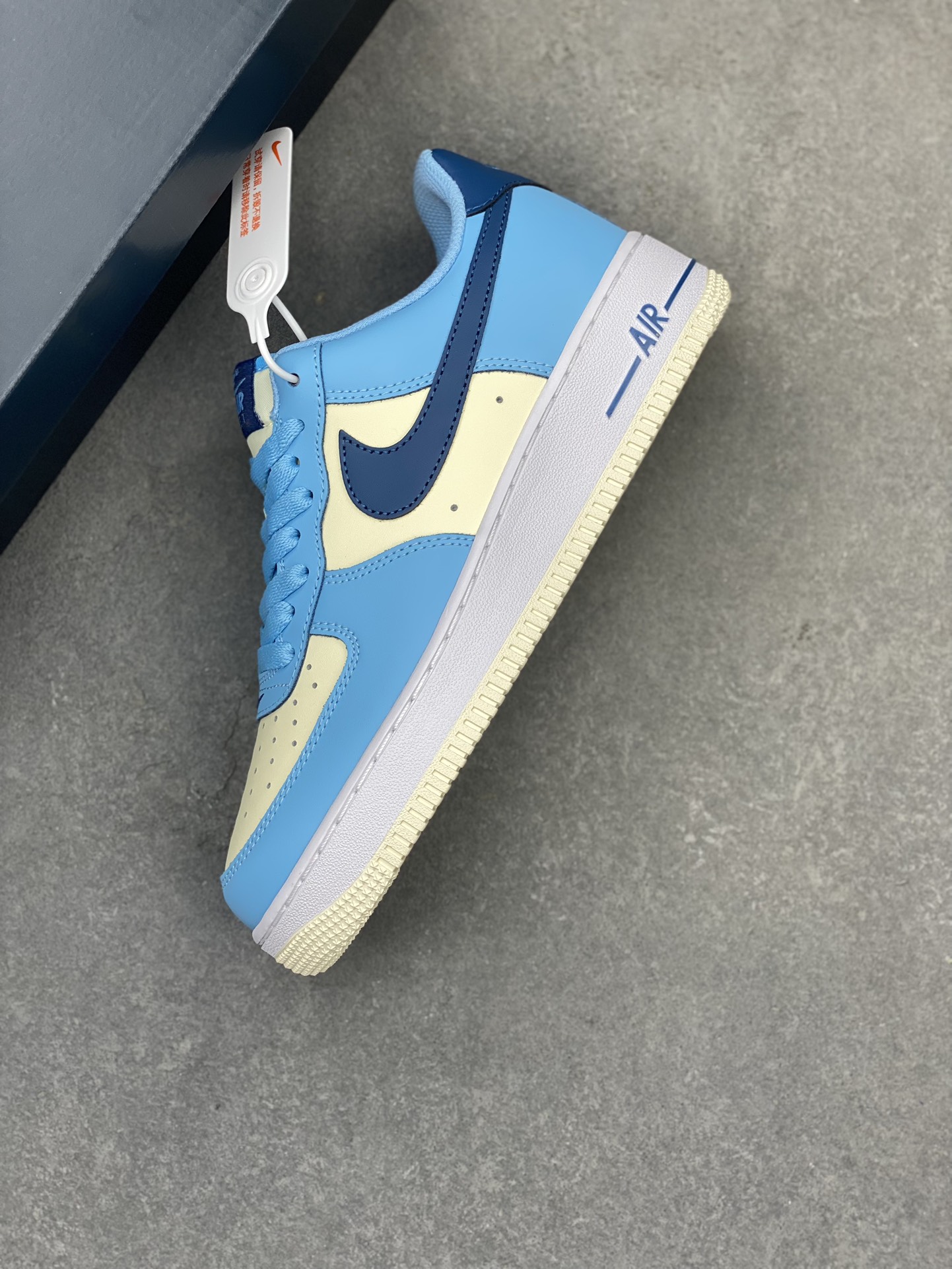 Nike Air Force 1 Low Light Blue/Yellow Athletic and Casual Shoes HF4837-407 8 i1718824521 6466 4