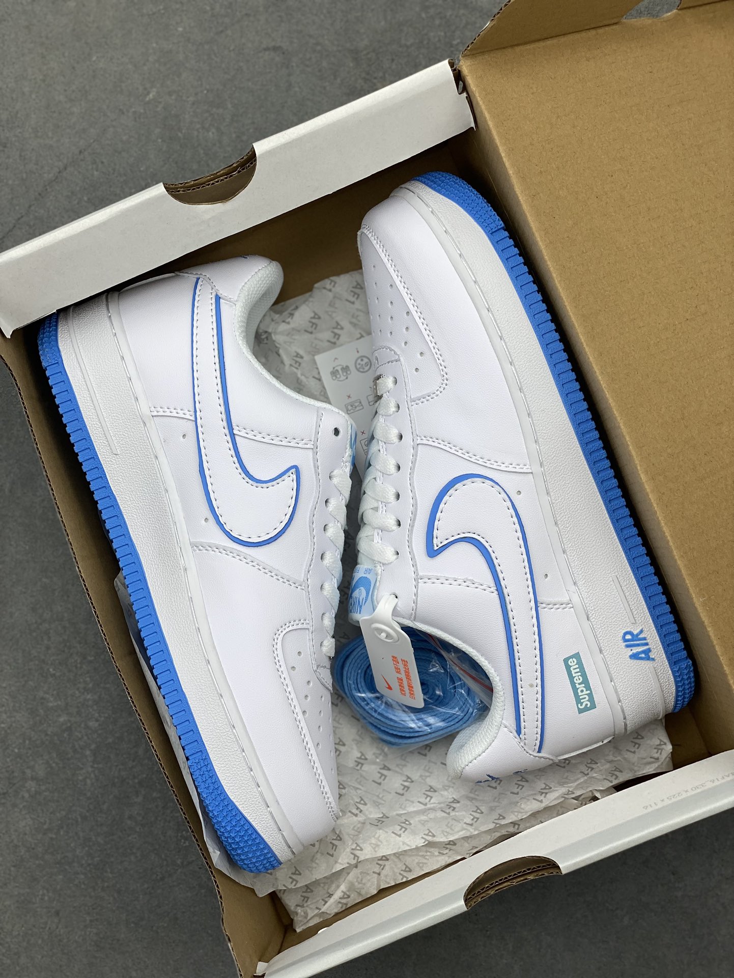 Nike Air Force 1 '07 White/Blue Supreme Edition - Iconic Style & Comfort 10 i1718824731 3521 1