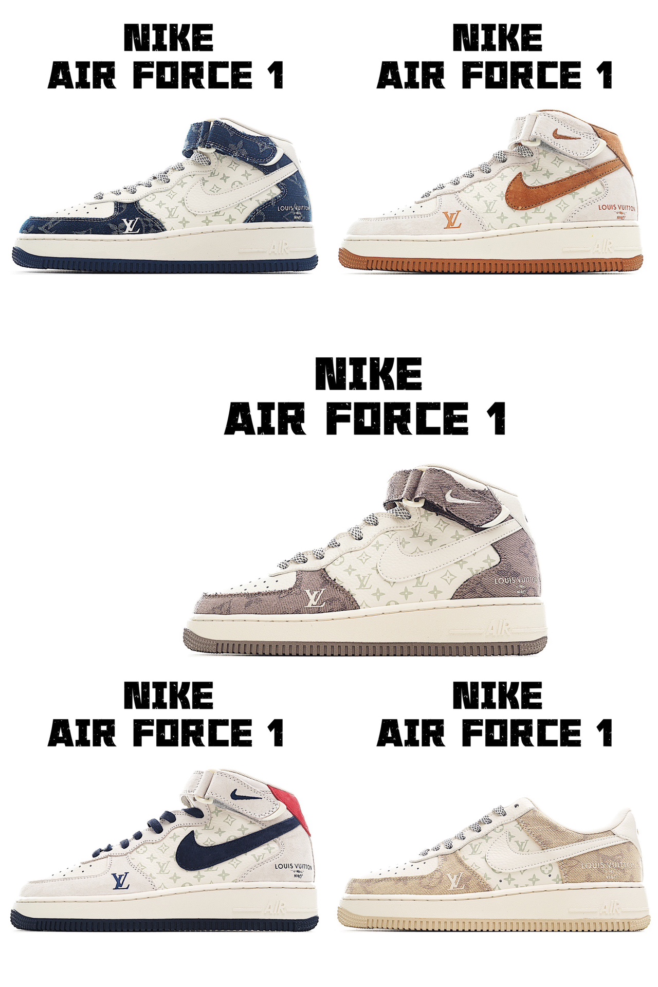 Nike Air Force 1 x Louis Vuitton Sneakers Limited Edition