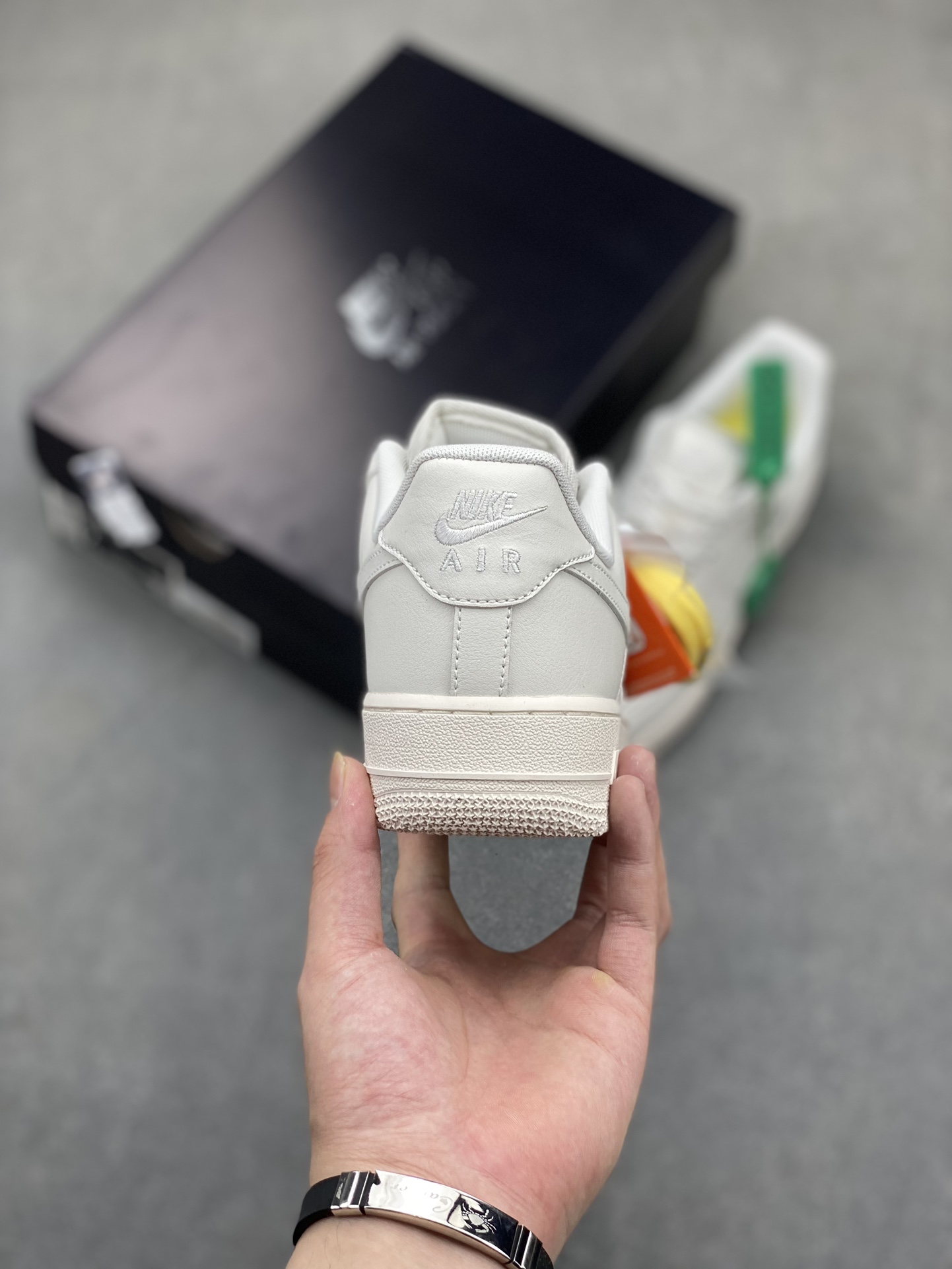 Nike Air Force 1 Low White Gold Swoosh Casual Sneakers HJ3841-030 5 i1718908394 9957 0