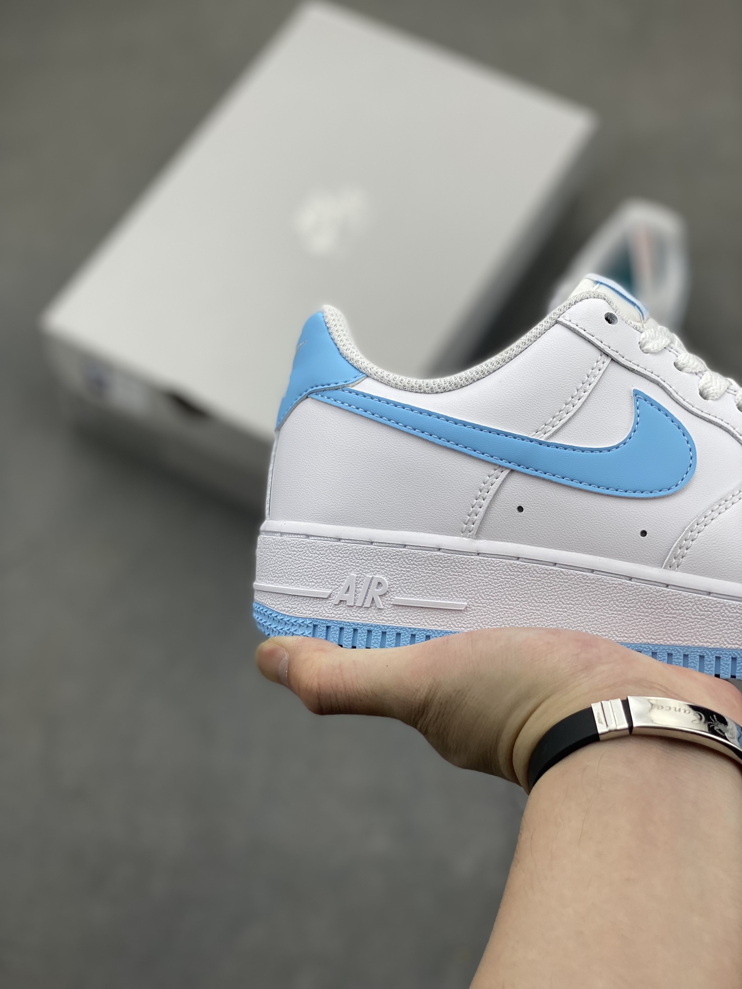 Nike Air Force 1 Low White Blue Casual Sneaker (FQ4296-100) 6 i1718908852 5511 1