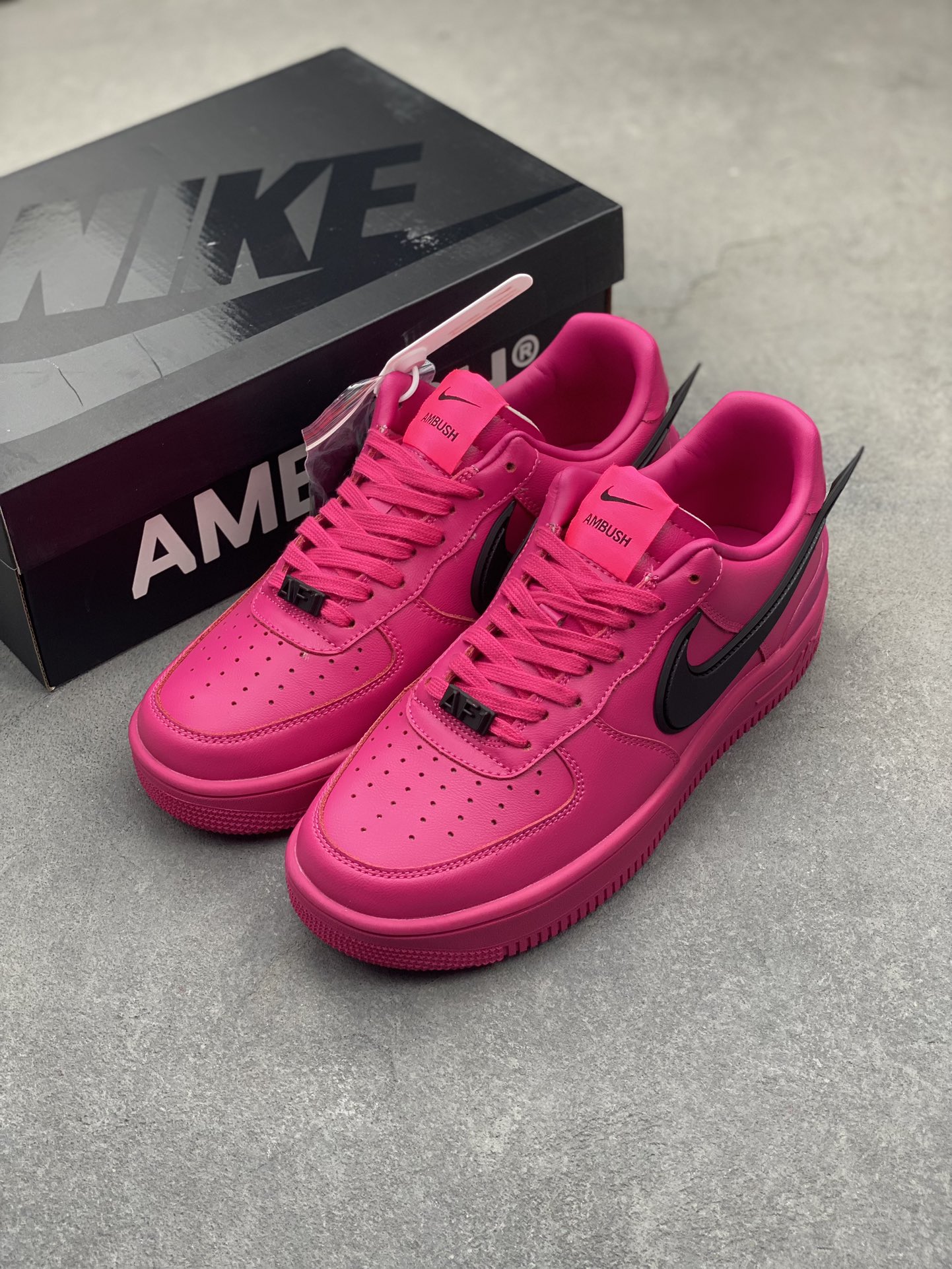 Ambush x Nike Air Force 1 '07 Low Pink Black Casual Sneakers DV3464-600 9 i1719172669 124 8