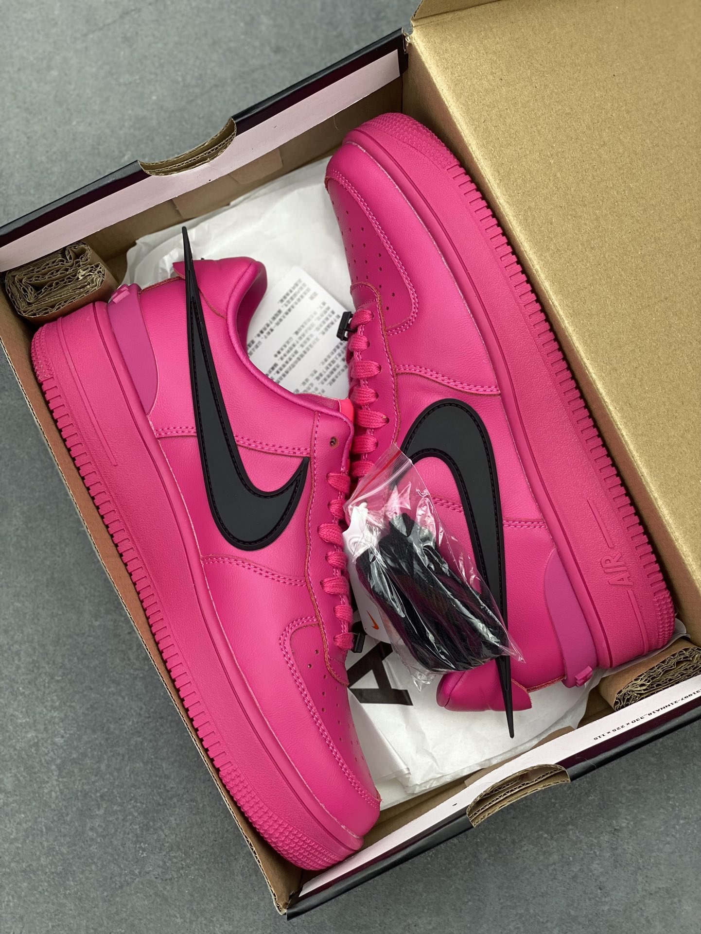 Ambush x Nike Air Force 1 '07 Low Pink Black Casual Sneakers DV3464-600 10 i1719172669 6586 5