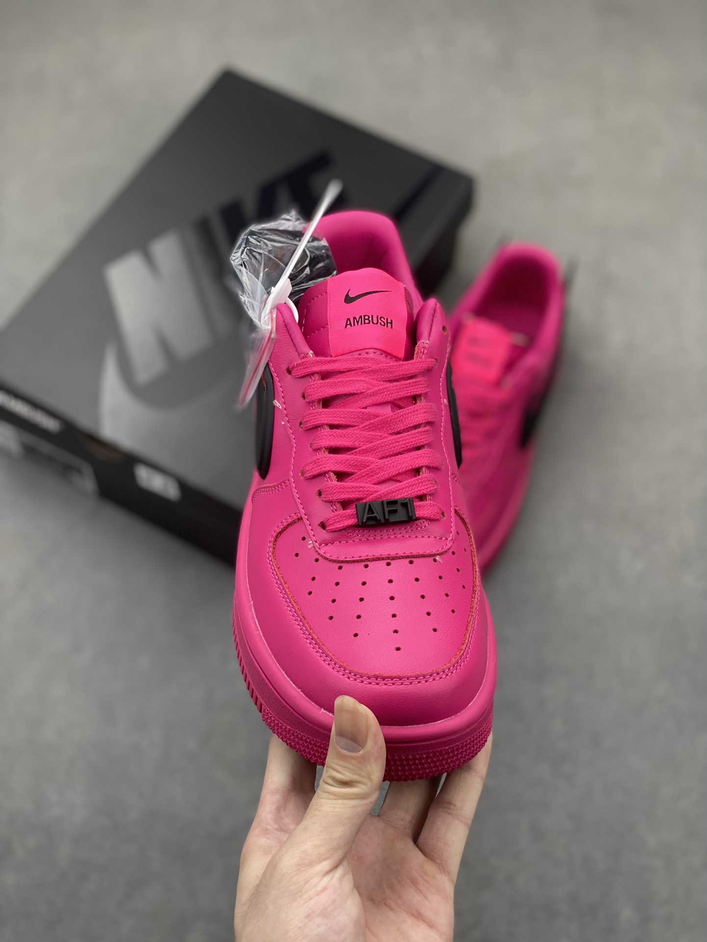 Ambush x Nike Air Force 1 '07 Low Pink Black Casual Sneakers DV3464-600 3 i1719172677 9941 0