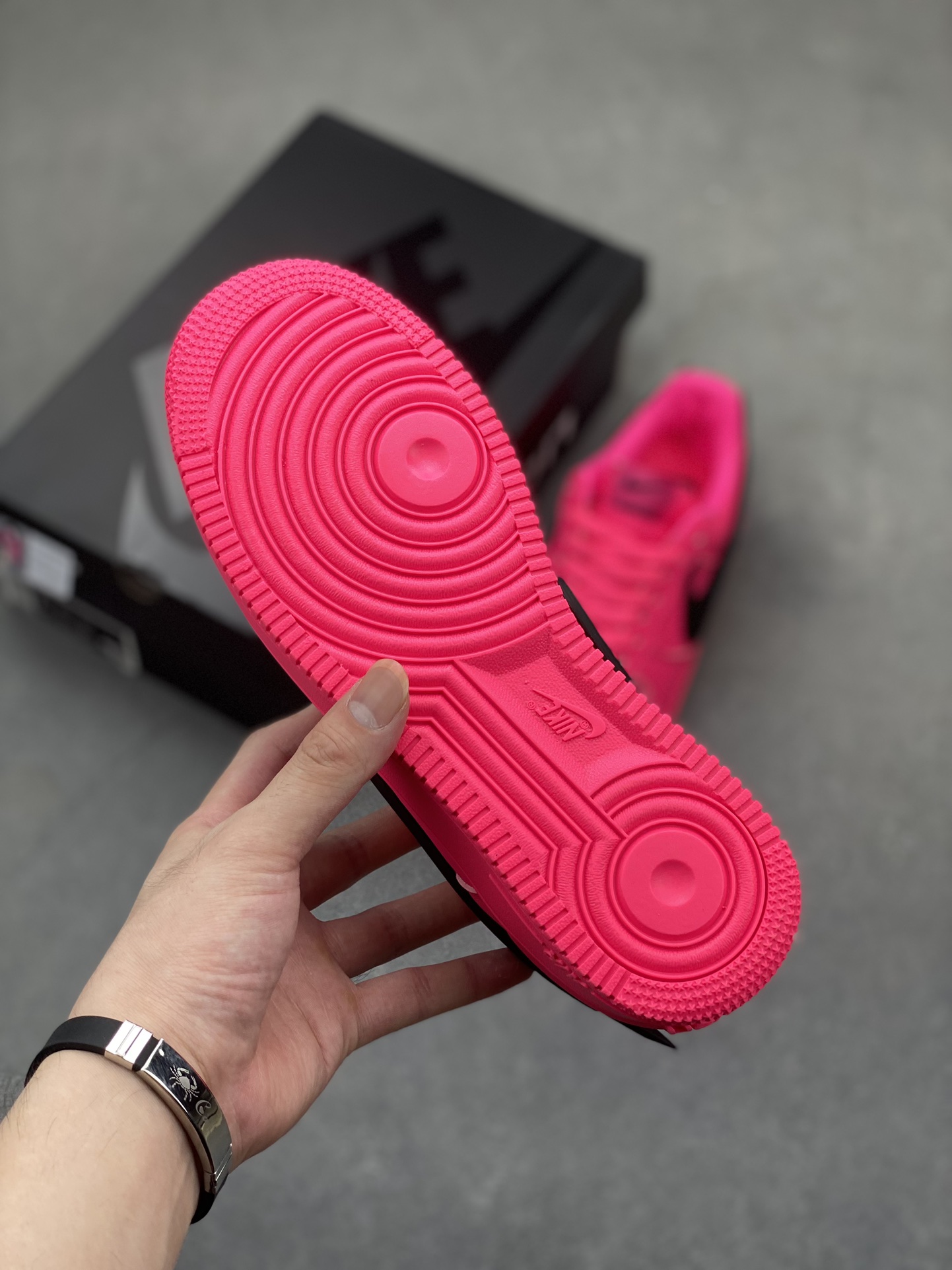 Nike Air Force 1 Low Pink Black - Fashion Sneakers,Honeycomb Cushion, DV3464-007 7 i1719262530 7481 2