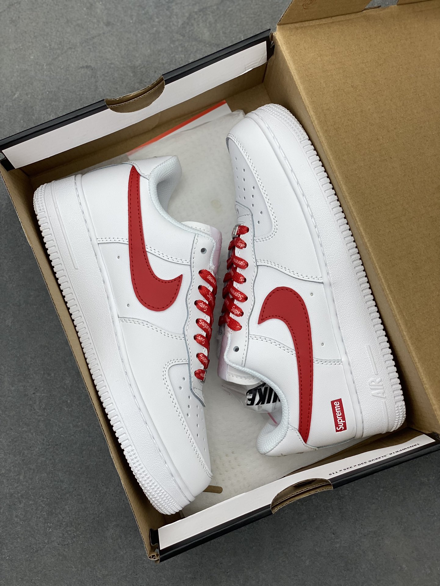 Nike Air Force 1 Low Supreme White Red CU9225-100 Sneakers 10 i1719351521 1509 1