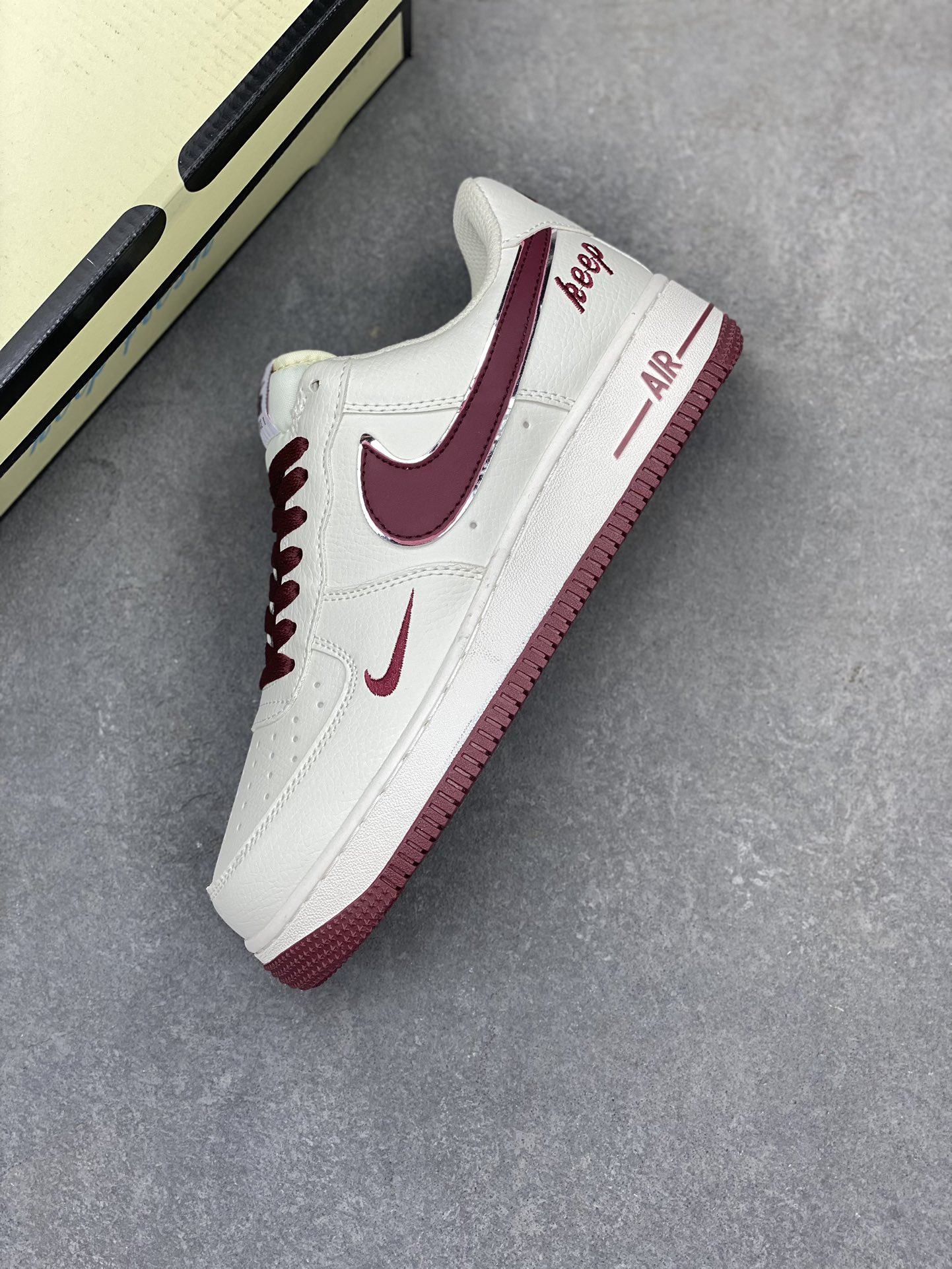 Nike Air Force 1 Low Retro Burgundy White Casual Sneakers BM2023-102 8 i1719351853 1797 5