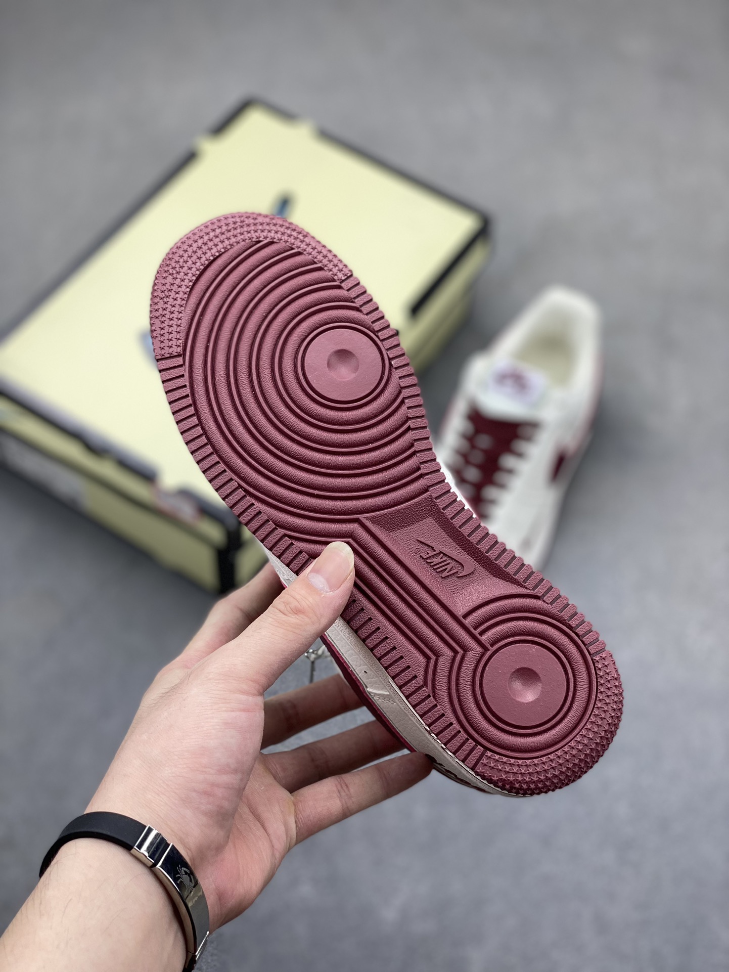 Nike Air Force 1 Low Retro Burgundy White Casual Sneakers BM2023-102 7 i1719351853 7665 6