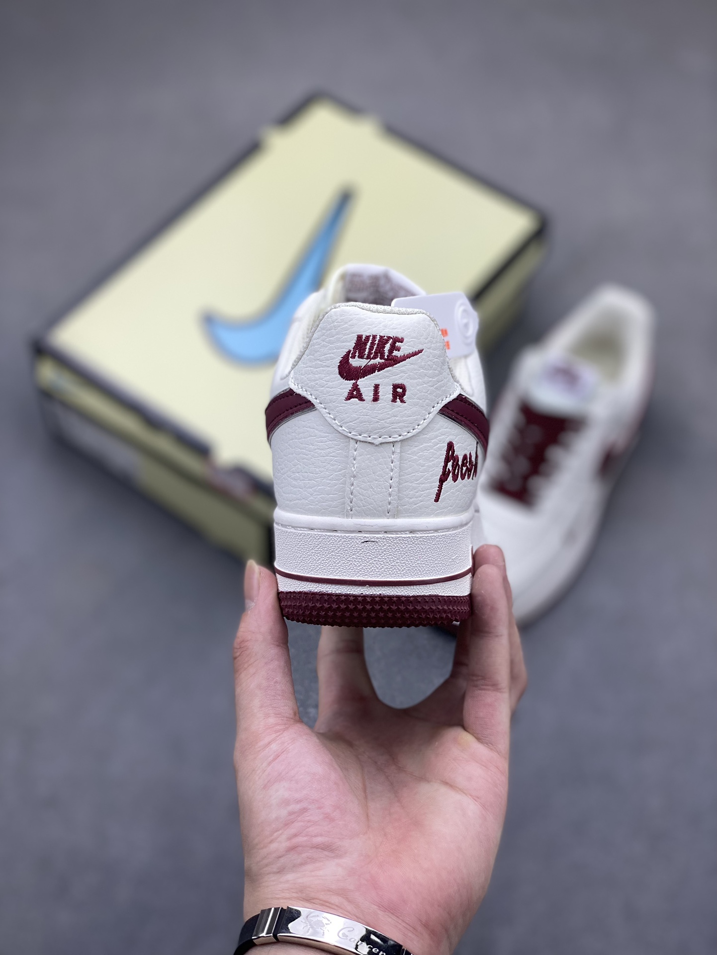 Nike Air Force 1 Low Retro Burgundy White Casual Sneakers BM2023-102 5 i1719351853 8081 3