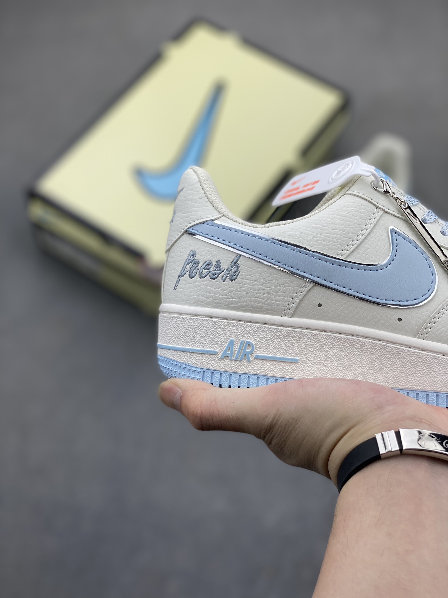 Nike Air Force 1 Low Pale Vanilla Blue Casual Sneakers 6 i1719351881 2146 0