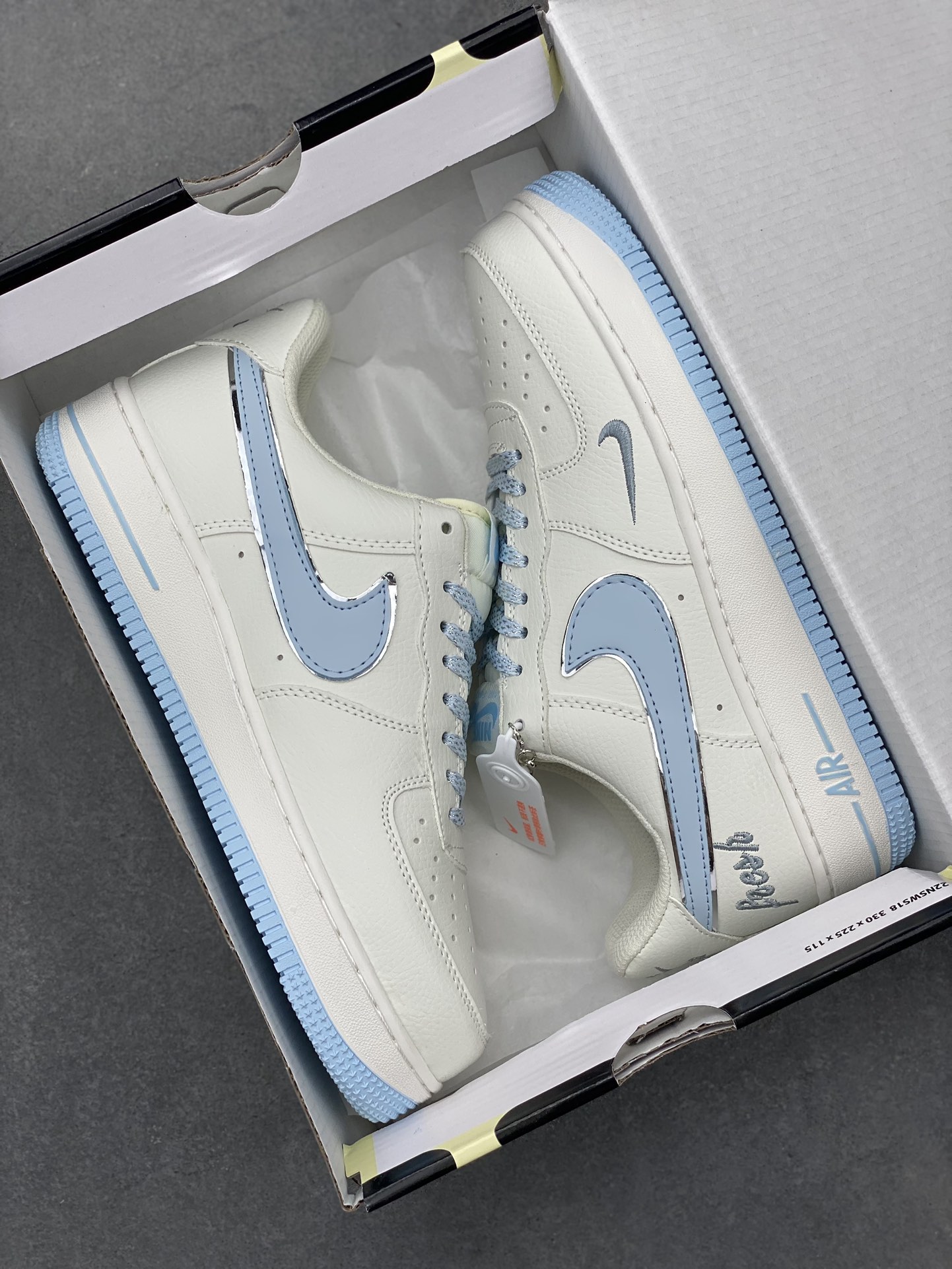 Nike Air Force 1 Low Pale Vanilla Blue Casual Sneakers 10 i1719351881 5830 5