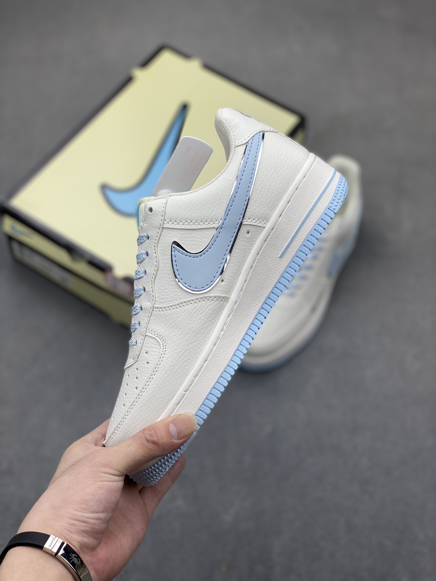 Nike Air Force 1 Low Pale Vanilla Blue Casual Sneakers 4 i1719351881 8147 1