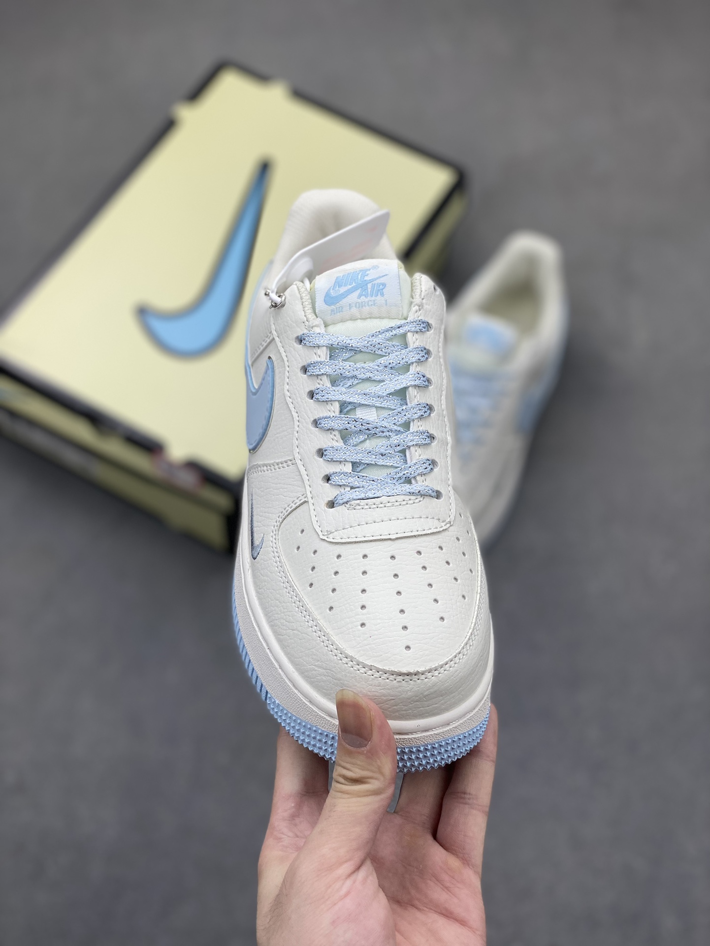 Nike Air Force 1 Low Pale Vanilla Blue Casual Sneakers 3 i1719351881 9324 6
