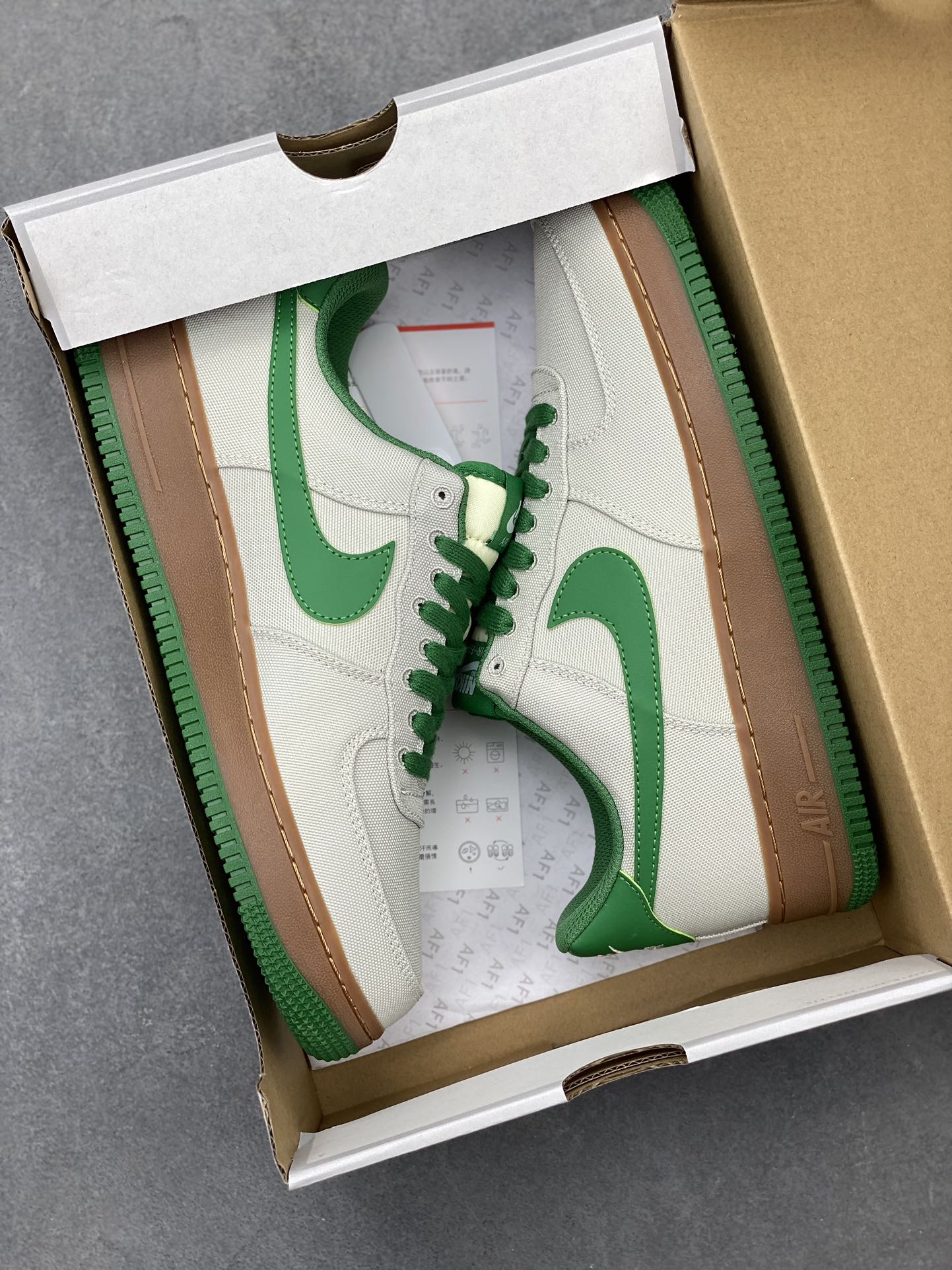 Nike Air Force 1 '07 Low Canvas Green Sneakers Authentic Design 10 i1719429261 2225 2