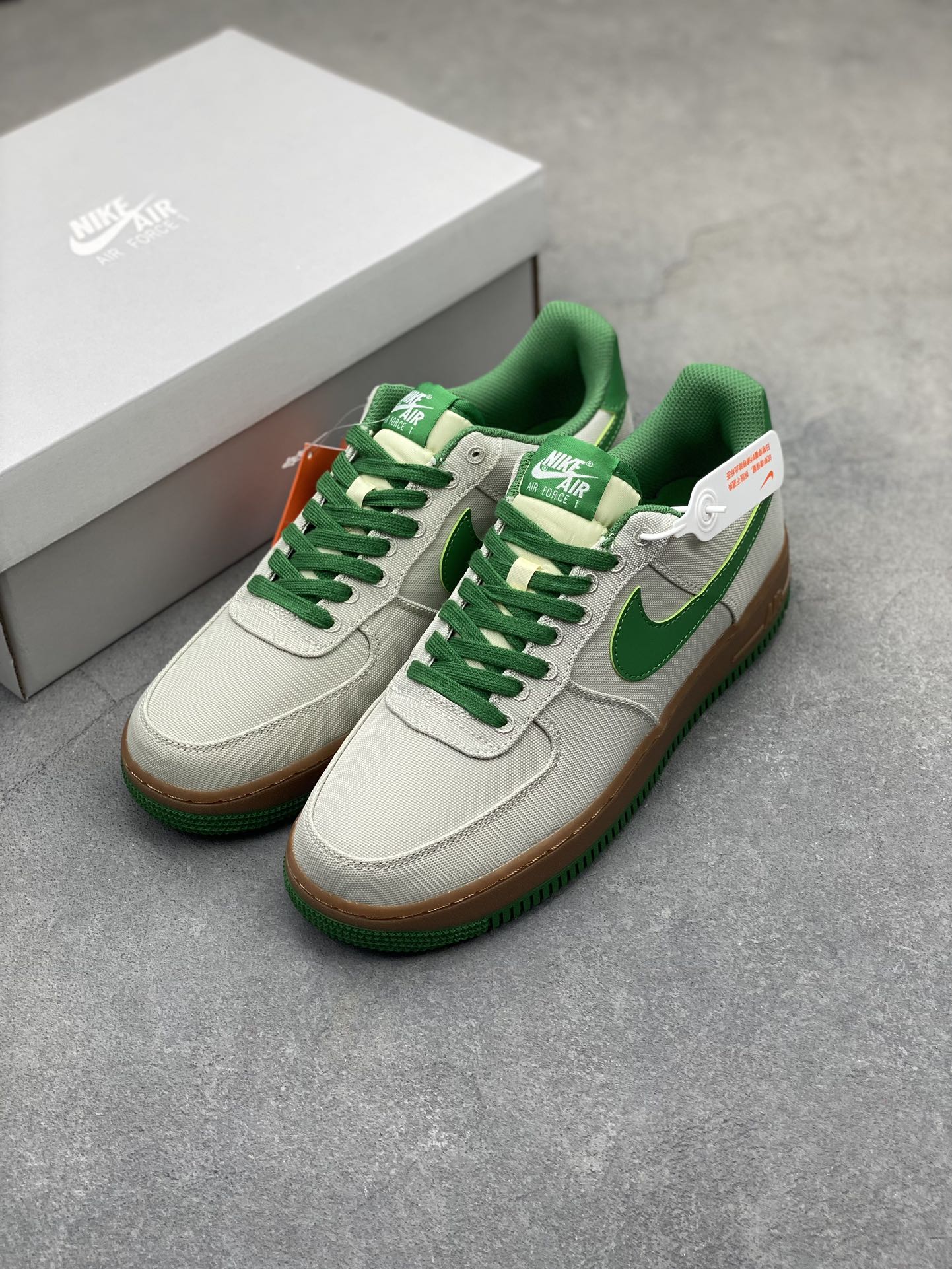 Nike Air Force 1 '07 Low Canvas Green Sneakers Authentic Design 9 i1719429261 2485 6