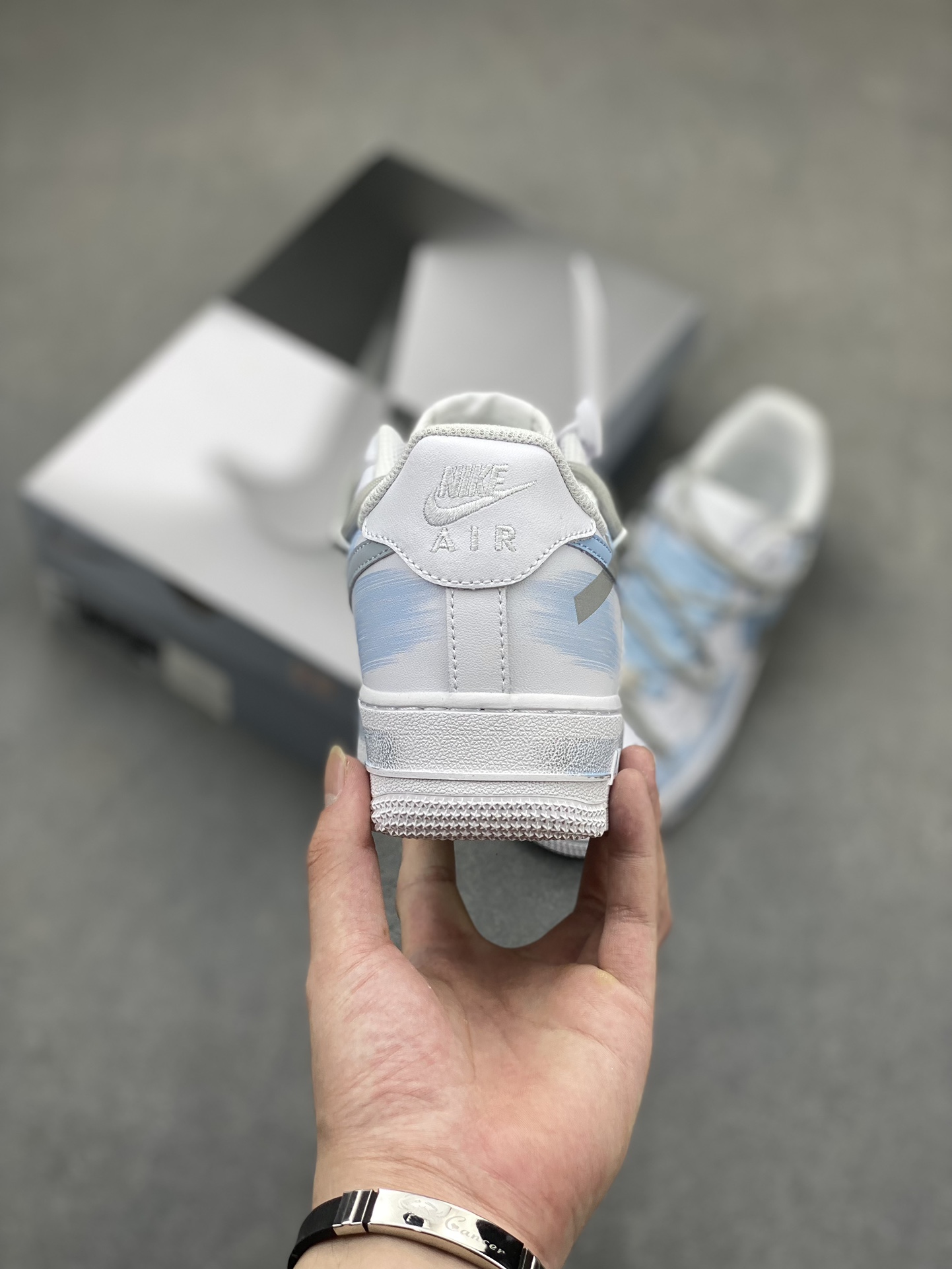 Nike Air Force 1 Low '07 Custom Anime White Blue Casual Sneakers 5 i1719429810 2717 0