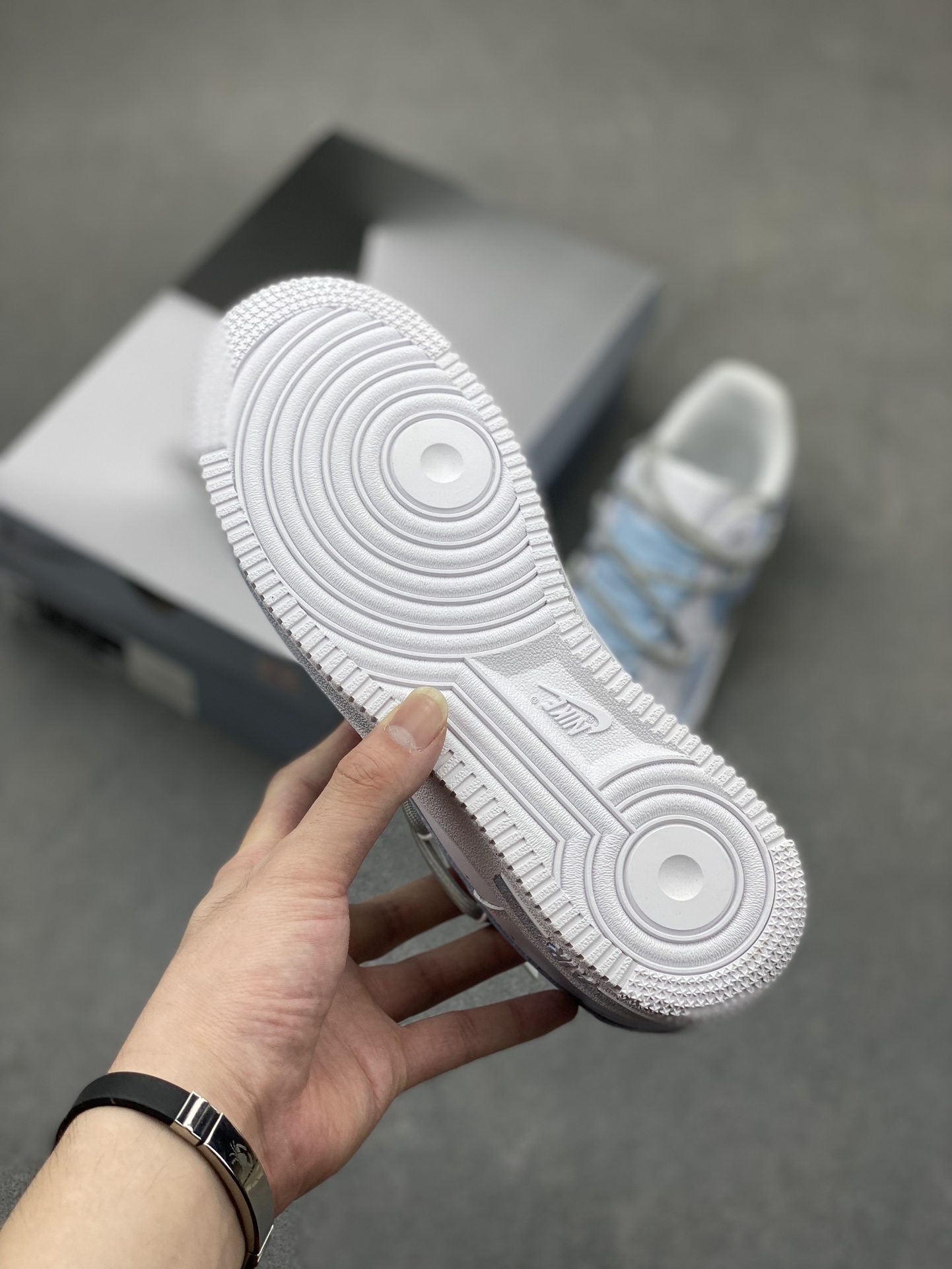 Nike Air Force 1 Low '07 Custom Anime White Blue Casual Sneakers 7 i1719429810 8621 0