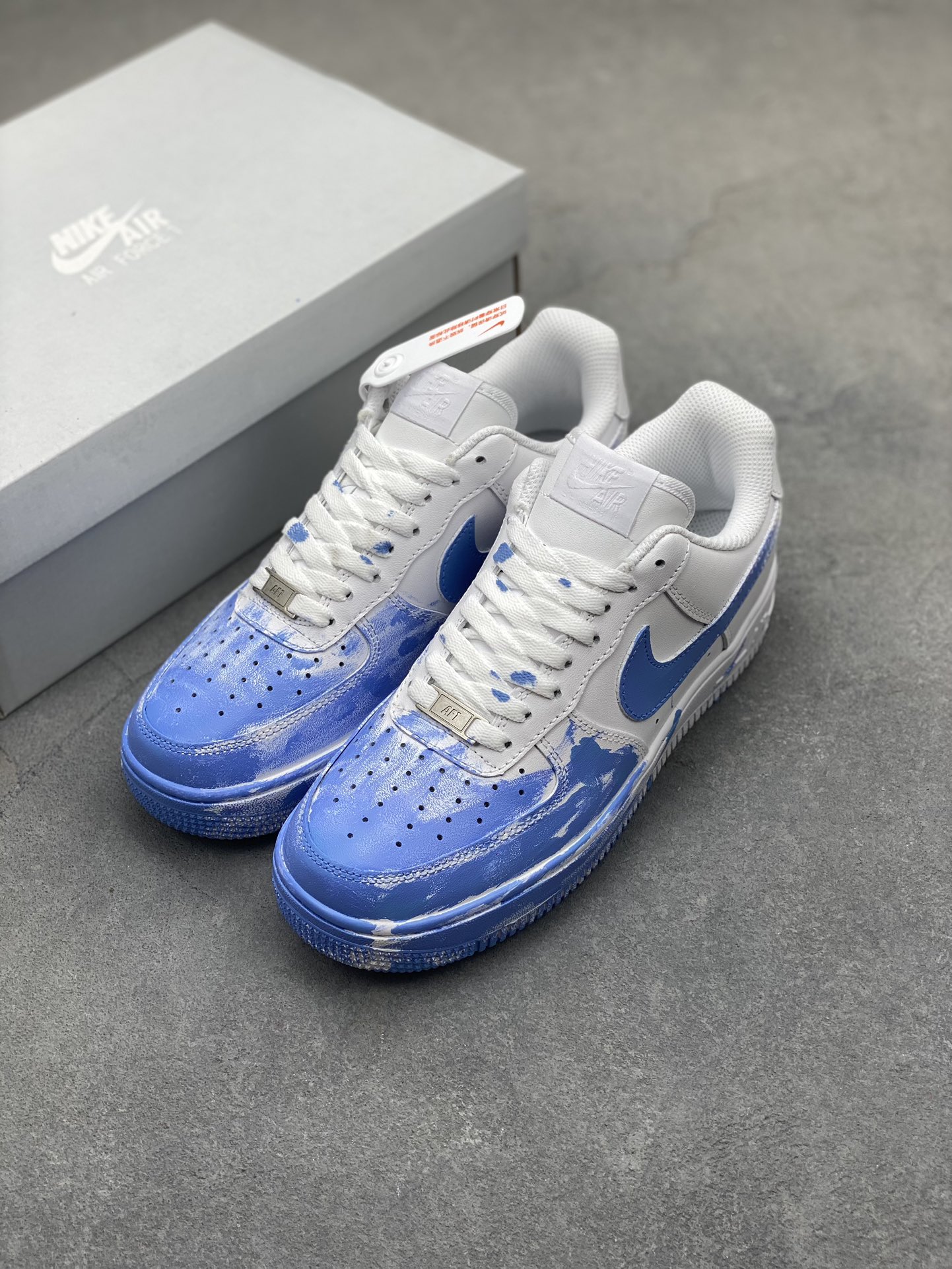 Nike Air Force 1 Low White Blue Casual Sneakers CW2288-111 9 i1719512596 5038 3
