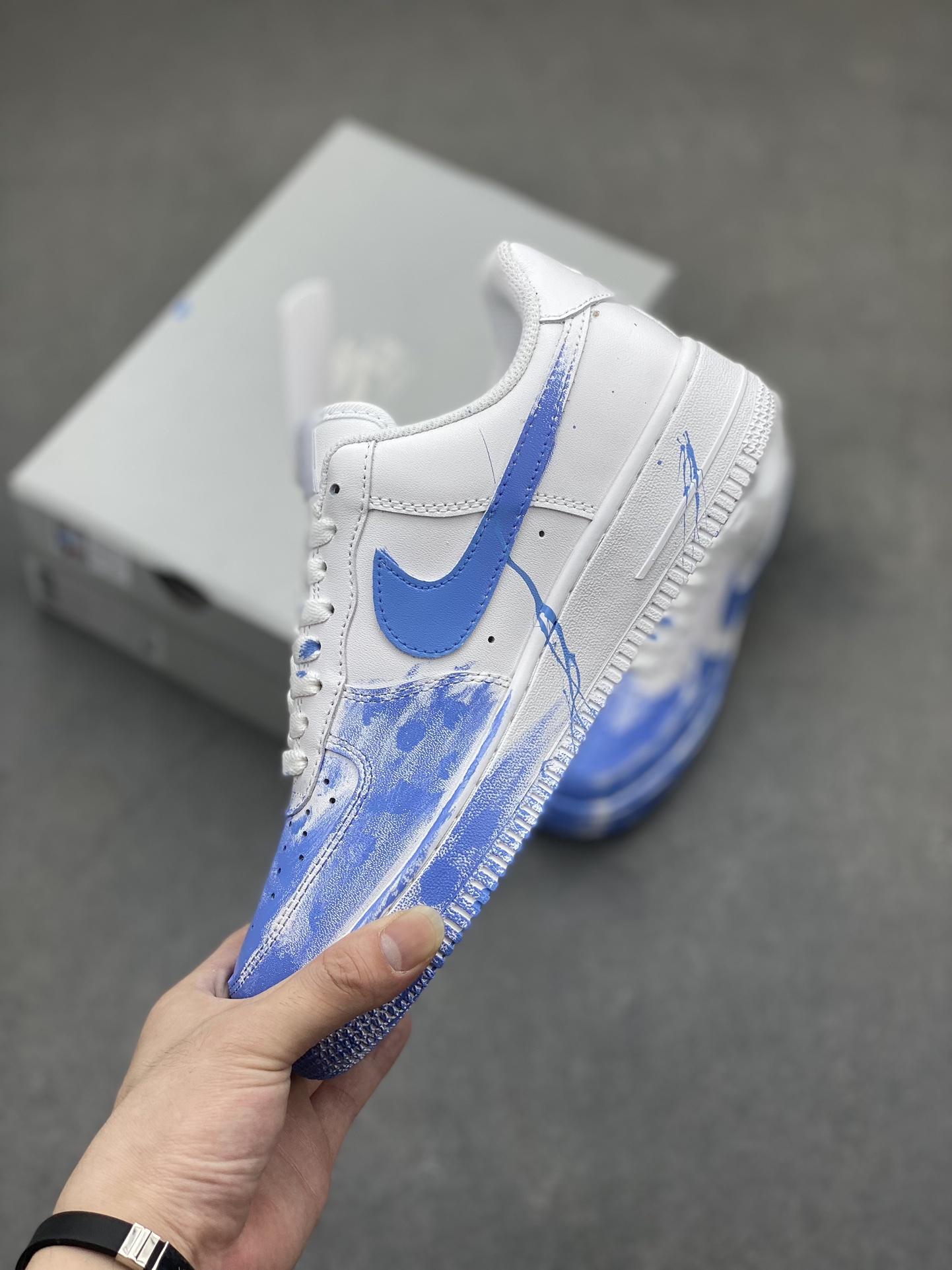 Nike Air Force 1 Low White Blue Casual Sneakers CW2288-111 4 i1719512596 881 0