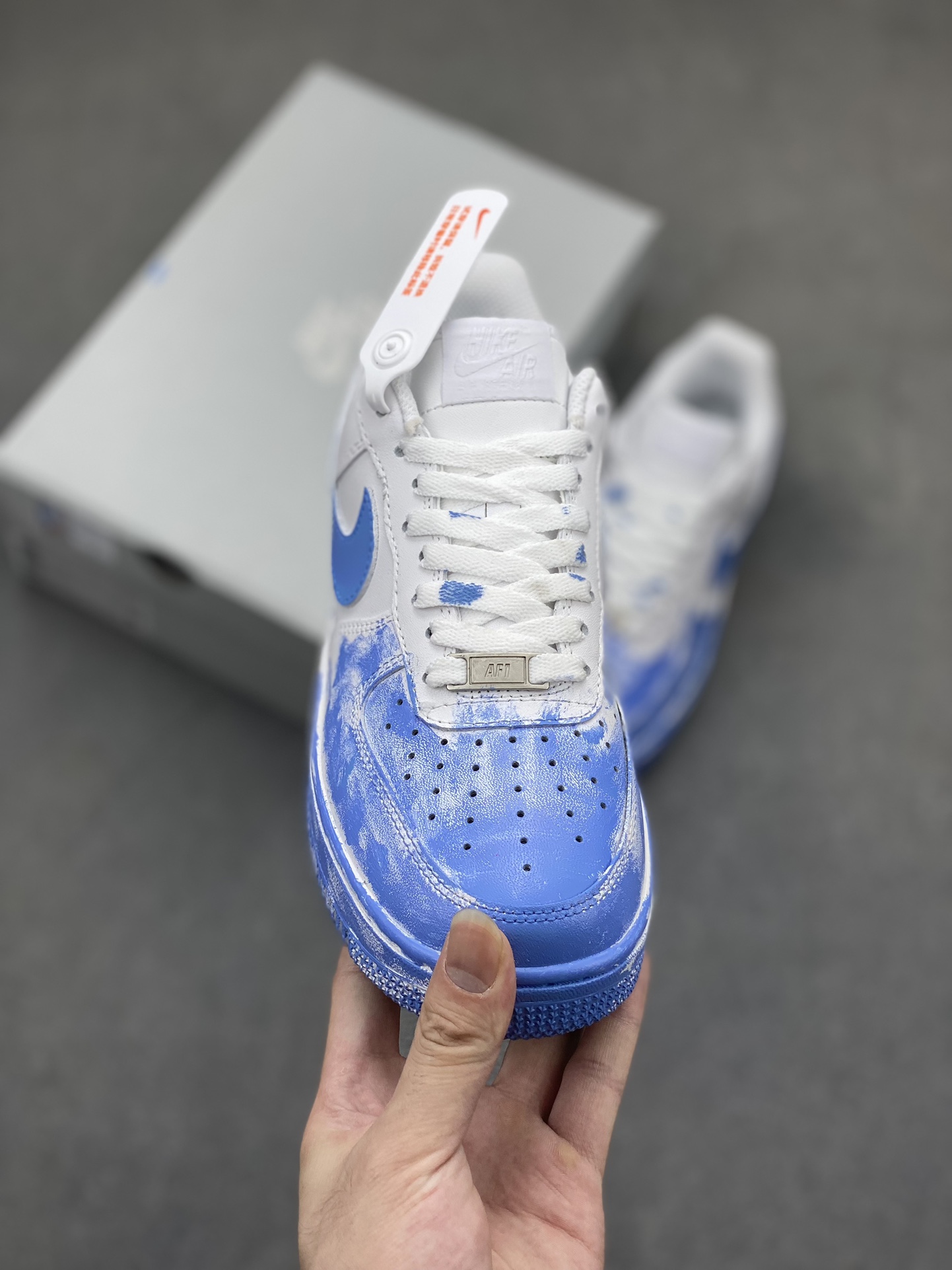Nike Air Force 1 Low White Blue Casual Sneakers CW2288-111 3 i1719512597 161 8