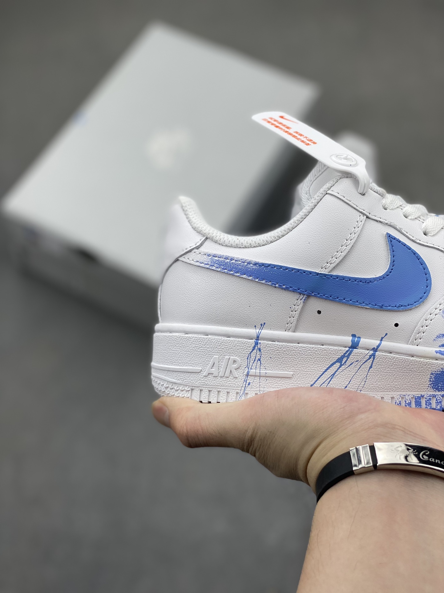 Nike Air Force 1 Low White Blue Casual Sneakers CW2288-111 6 i1719512597 2051 5