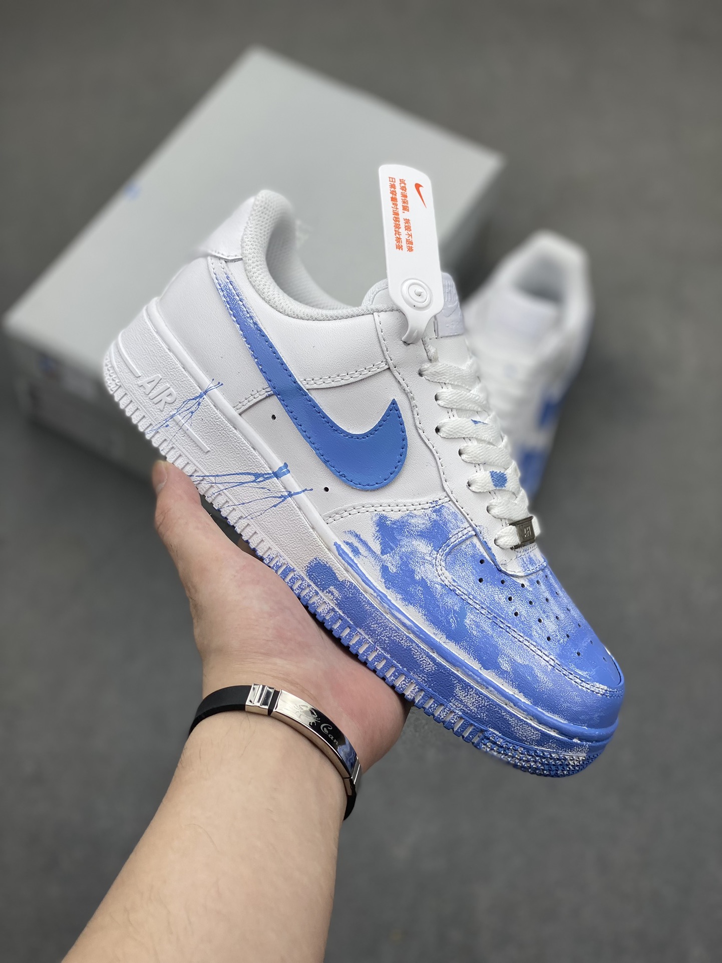 Nike Air Force 1 Low White Blue Casual Sneakers CW2288-111 2 i1719512597 2781 6