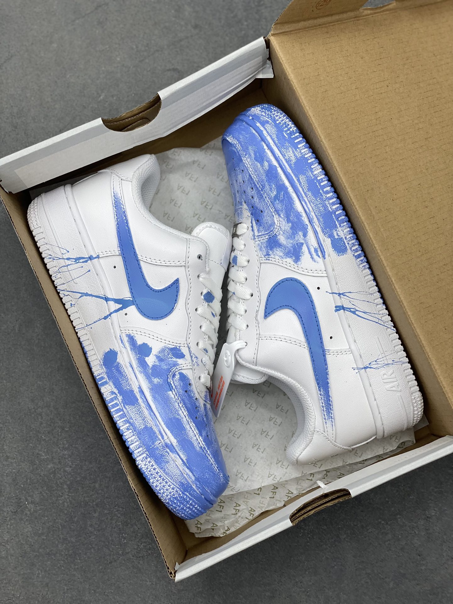 Nike Air Force 1 Low White Blue Casual Sneakers CW2288-111 10 i1719512597 4684 4