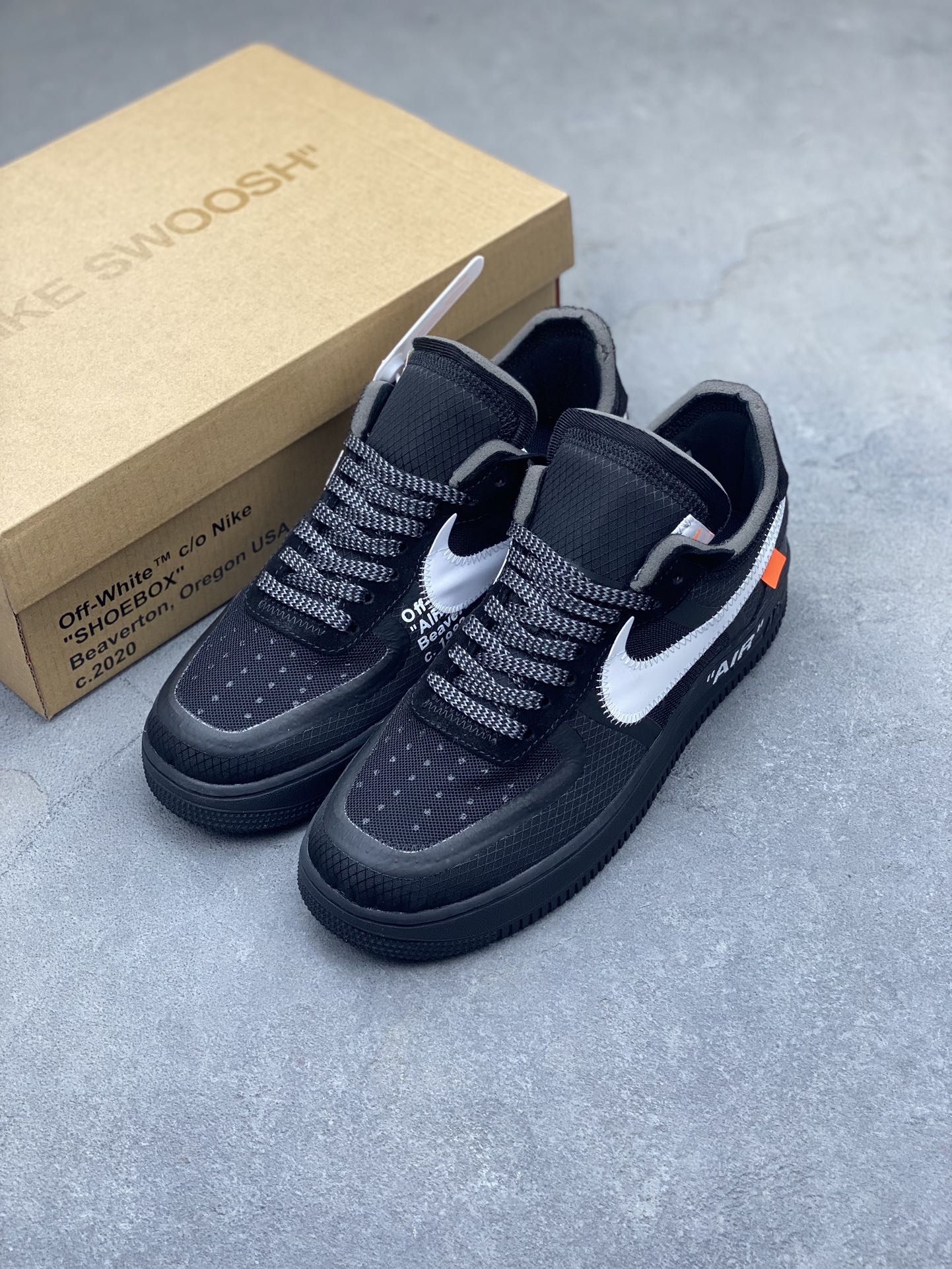 Nike Air Force 1 '07 Low Black White Casual Sneakers AO4606-001 9 i1719512790 7357 1