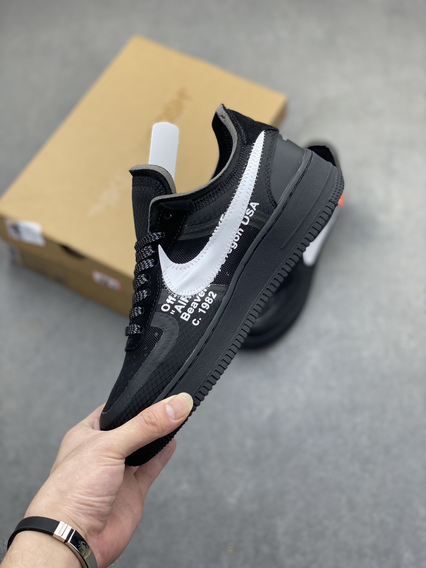 Nike Air Force 1 '07 Low Black White Casual Sneakers AO4606-001 4 i1719512790 8679 6