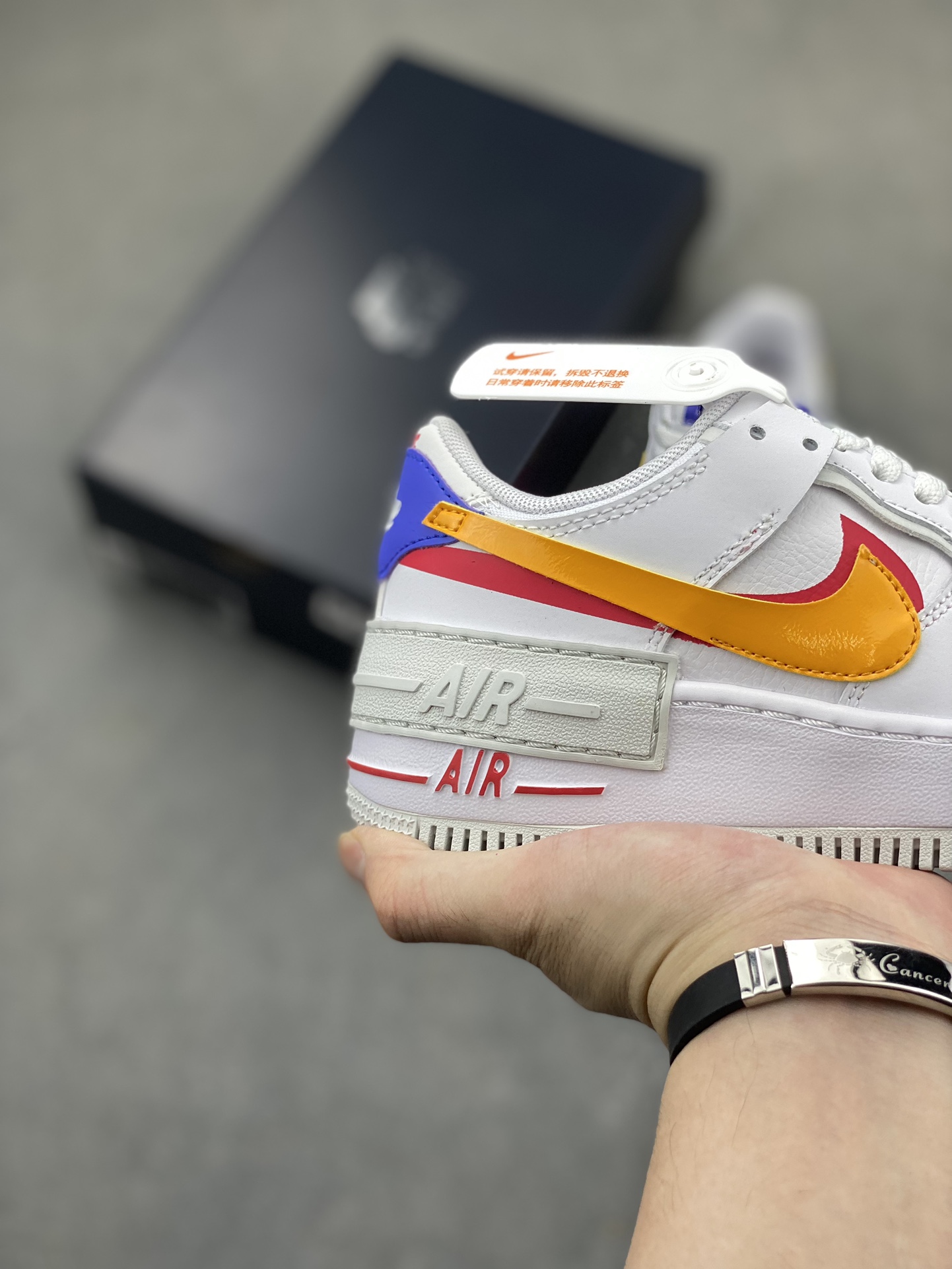 Nike Air Force 1 Shadow White Blue Low-Top Sneakers - Lightweight & Stylish 6 i1719512933 6912 7