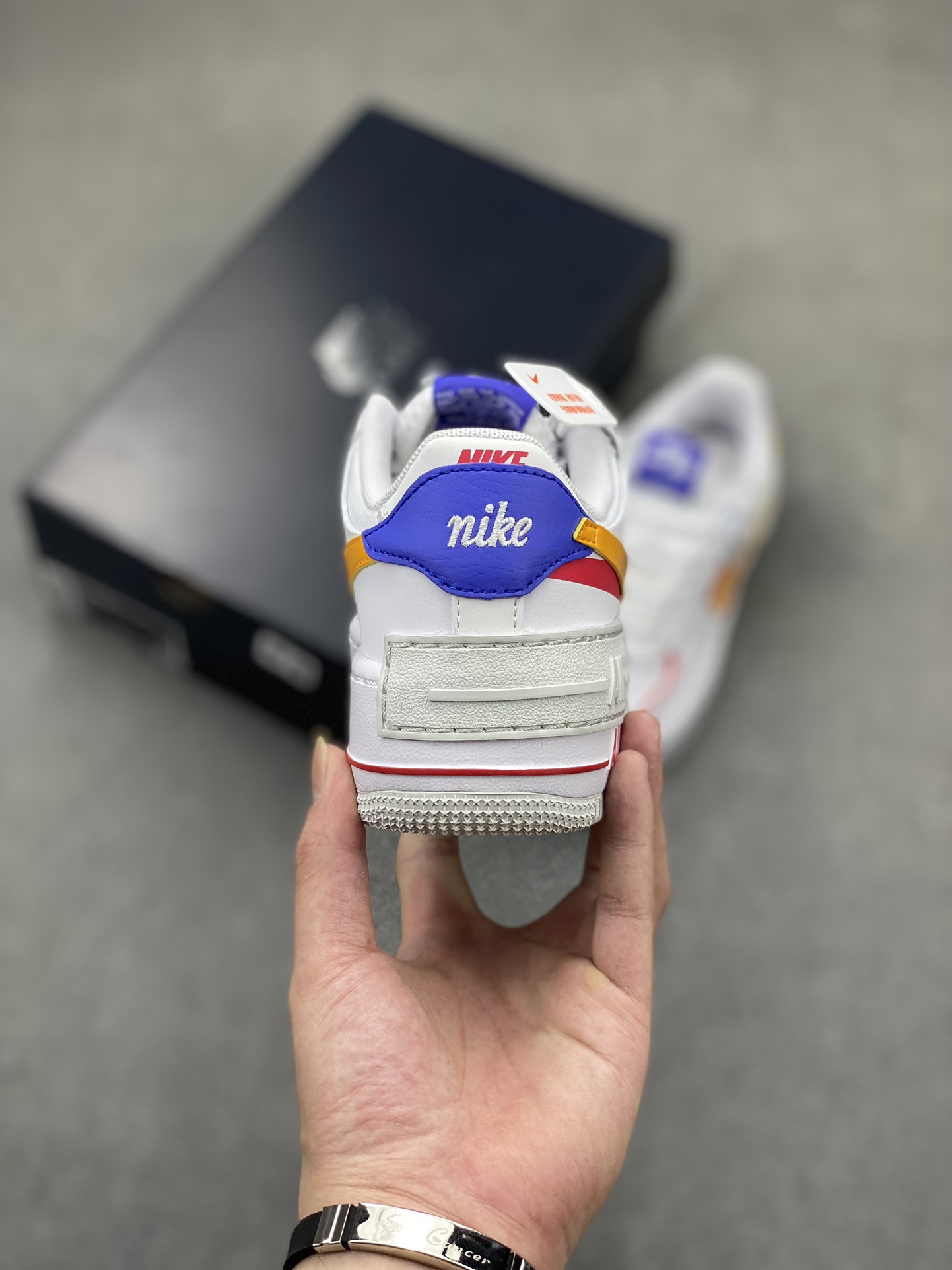 Nike Air Force 1 Shadow White Blue Low-Top Sneakers - Lightweight & Stylish 5 i1719512933 9098 6