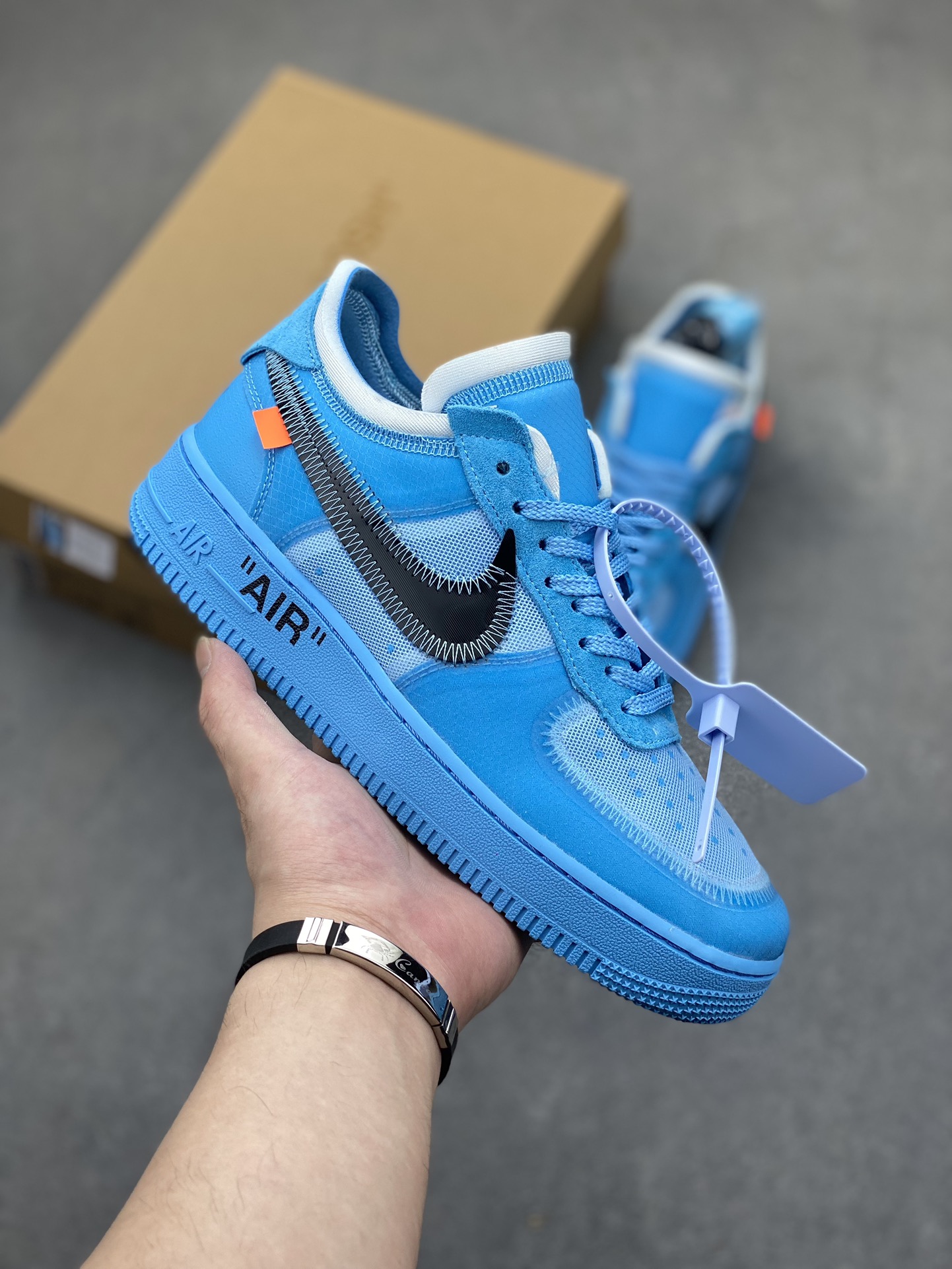 Nike Air Force 1 Low 07 'Off-White' Blue AO4606-400 Sneakers 2 i1719513082 8787 2