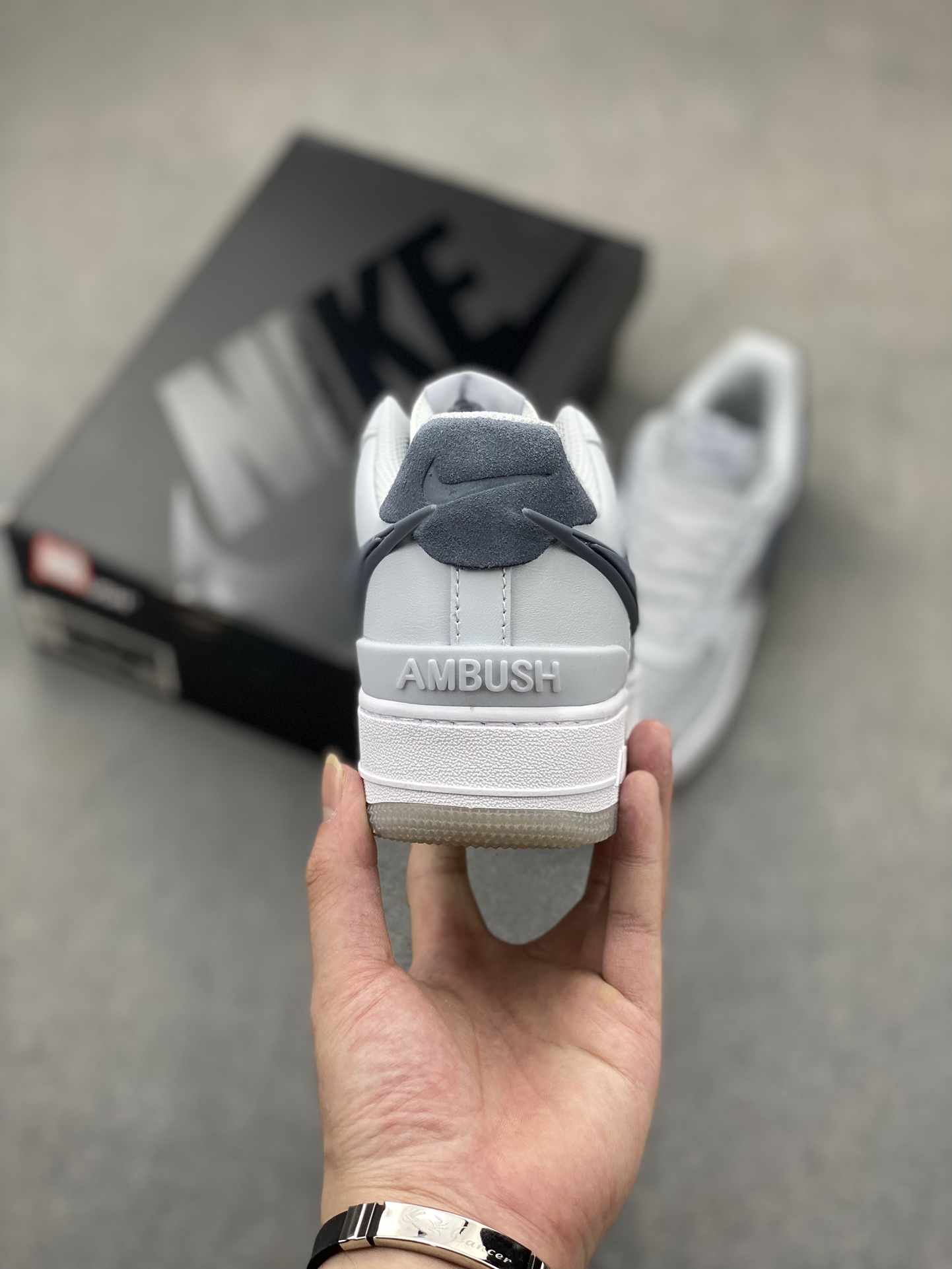 Nike Air Force 1 Low '07 Grey Fog AMBUSH Men's Sneakers FJ4710-001 5 i1719513121 1971 0
