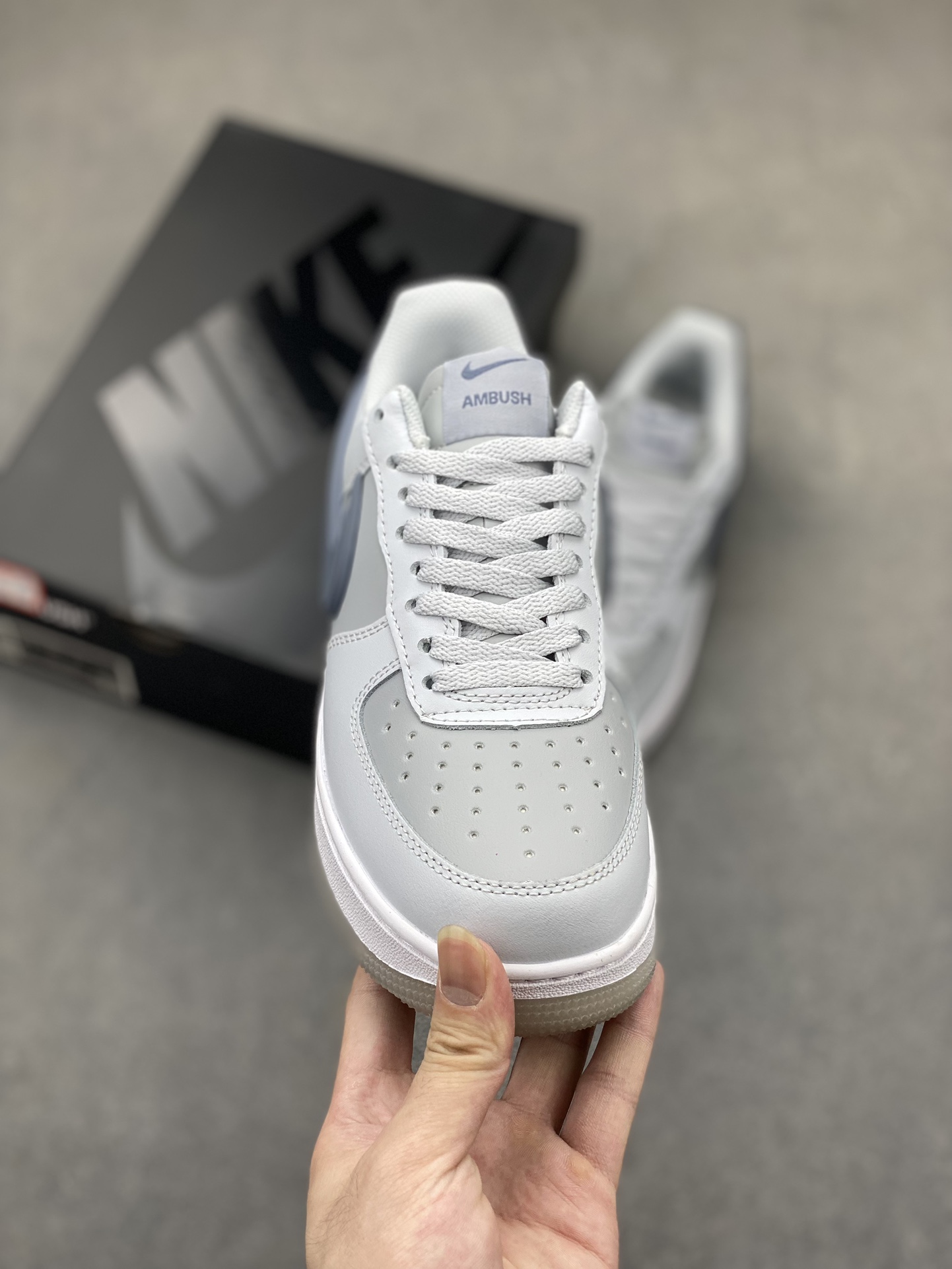 Nike Air Force 1 Low '07 Grey Fog AMBUSH Men's Sneakers FJ4710-001 3 i1719513121 9715 7