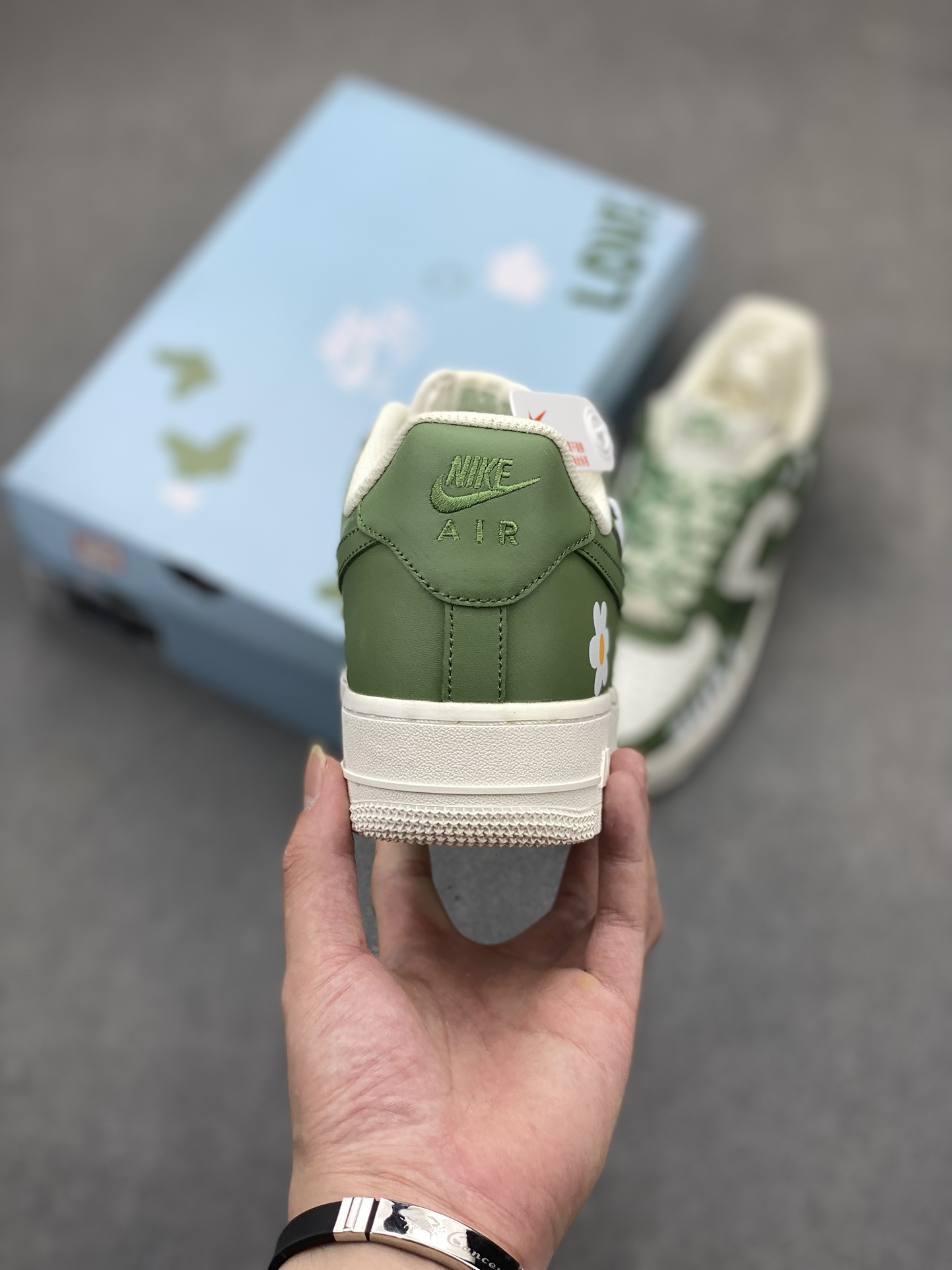 Nike Air Force 1 Low '07 Olive Green Custom Anime Casual Sneakers 5 i1719599130 6281 7