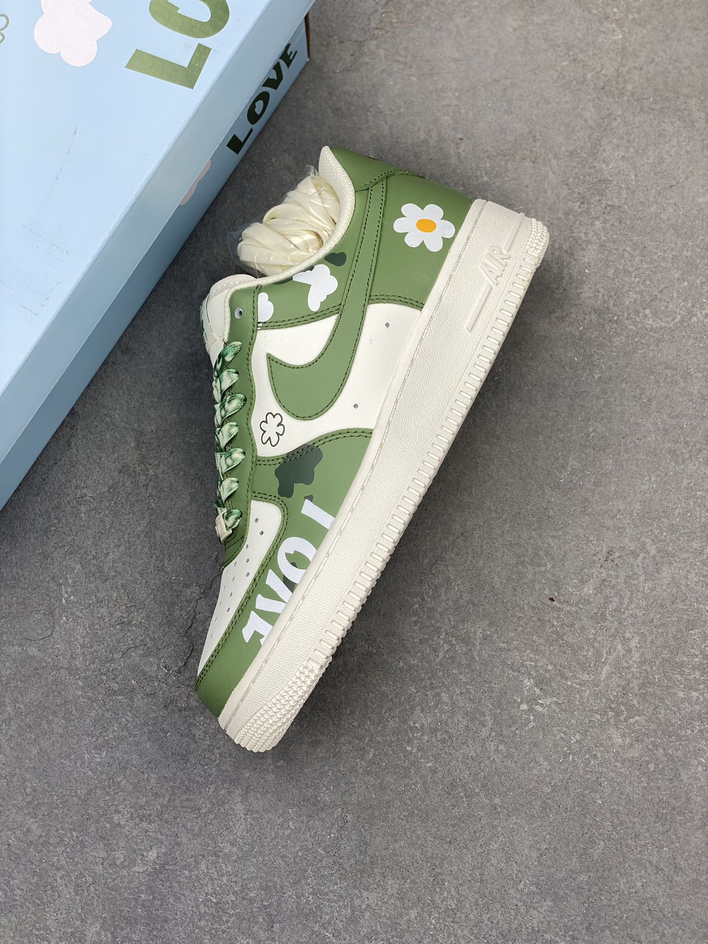 Nike Air Force 1 Low '07 Olive Green Custom Anime Casual Sneakers 8 i1719599130 8116 1