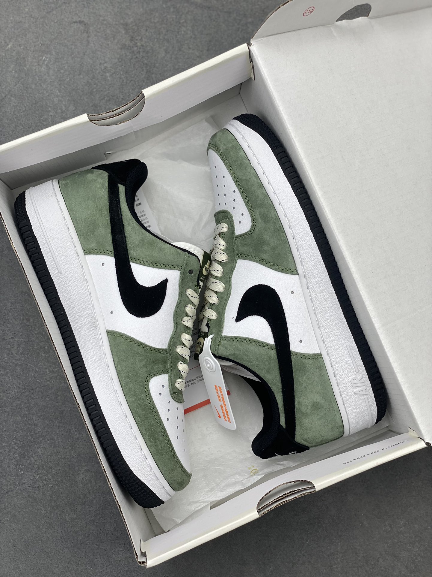 Nike Air Force 1 Low Olive Suede Casual Sneakers DV0788-114 10 i1719607747 9369 8