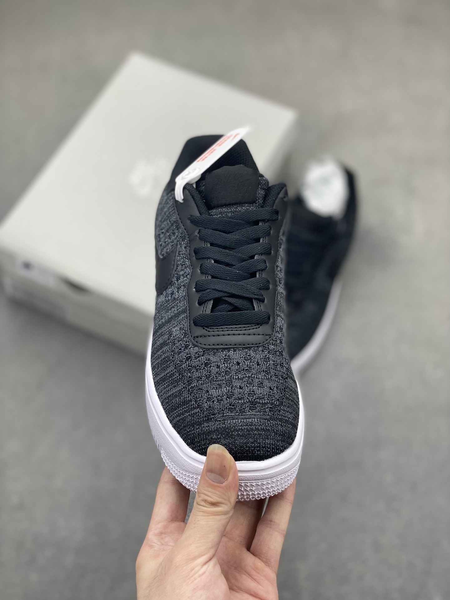 Nike Air Force 1 Low 2.0 Black Flyknit Casual Sneakers CI0051-300 3 i1719685468 4182 2