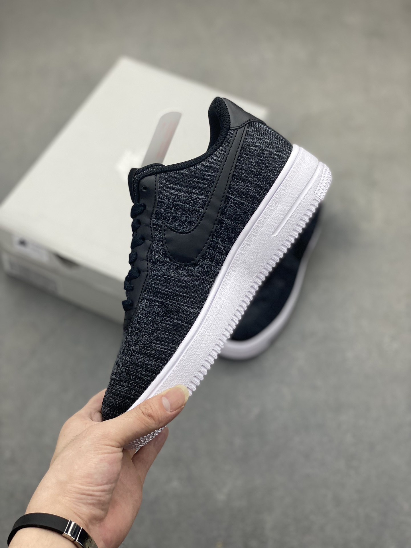 Nike Air Force 1 Low 2.0 Black Flyknit Casual Sneakers CI0051-300 4 i1719685469 8063 4