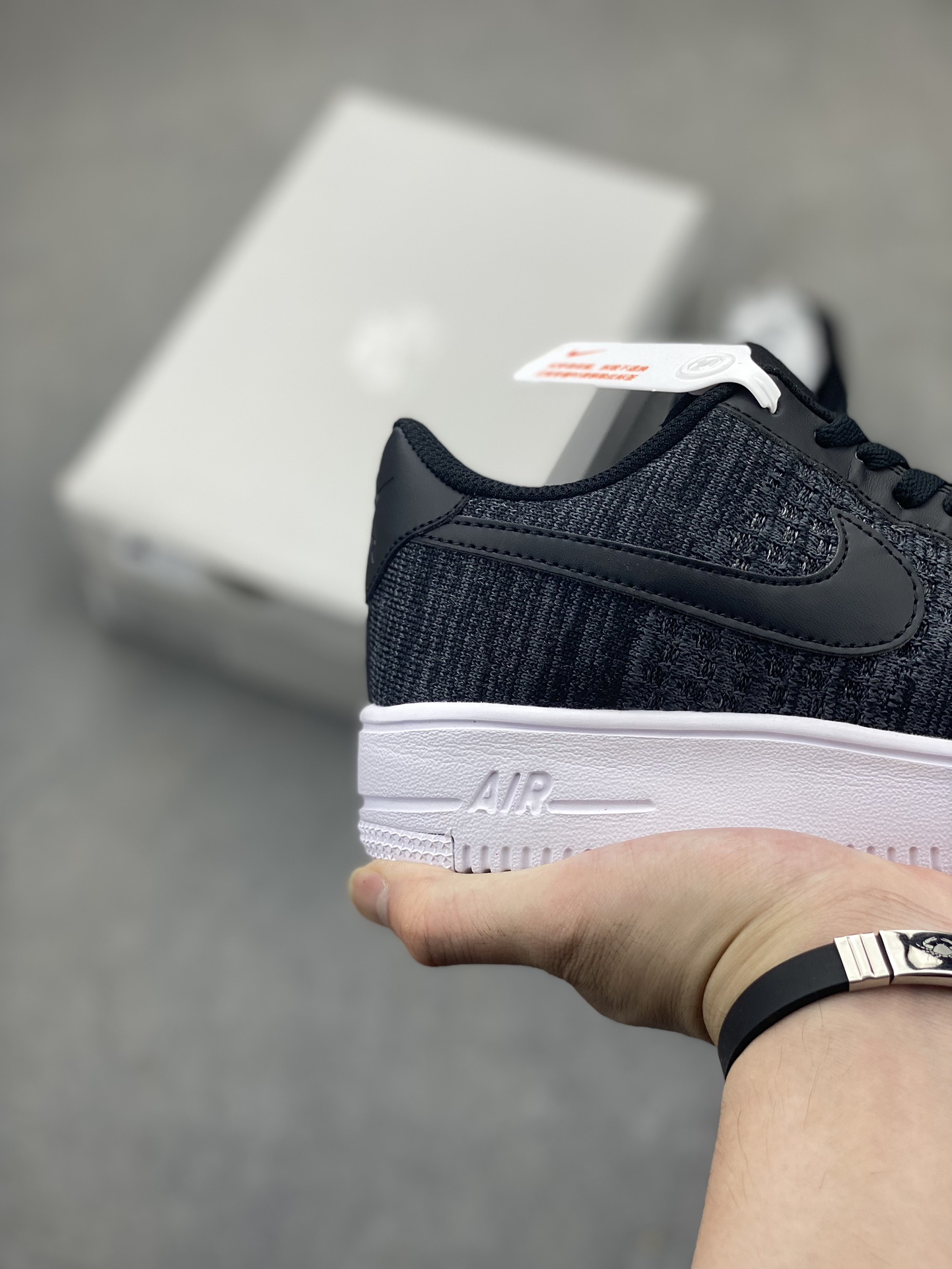 Nike Air Force 1 Low 2.0 Black Flyknit Casual Sneakers CI0051-300 6 i1719685469 8607 6