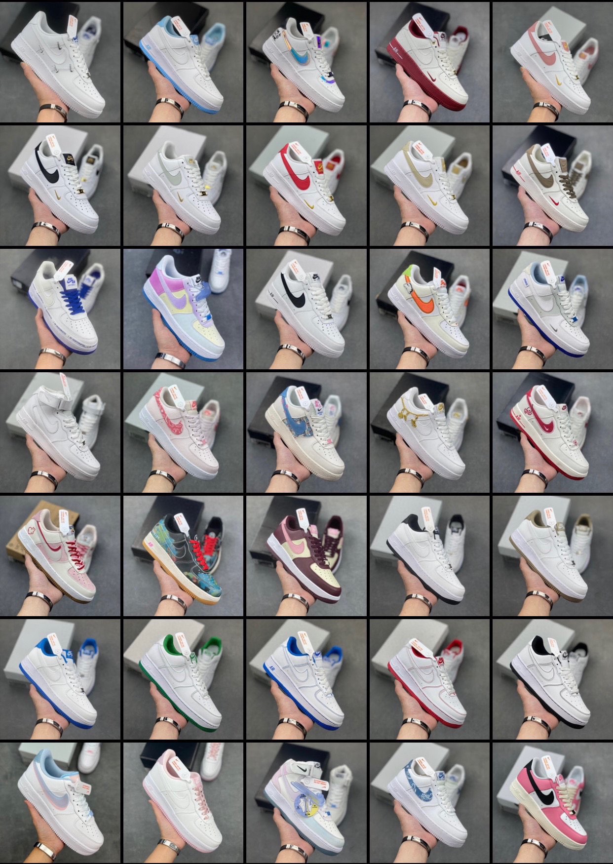 Stylish Air Force 1 Sneakers: Variety of Colors & Designs | Limited Stock