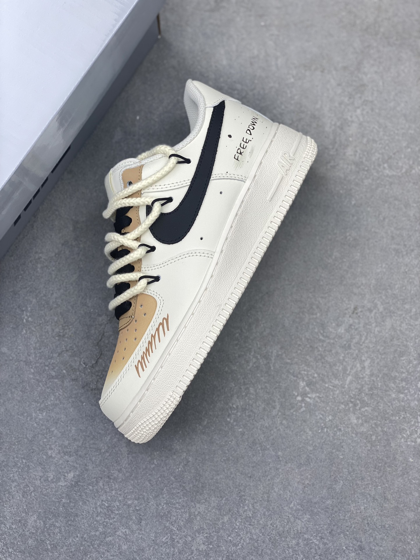 Nike Air Force 1 Low '07 Custom Cappuccino Casual Sneakers 8 i1719861494 3094 8